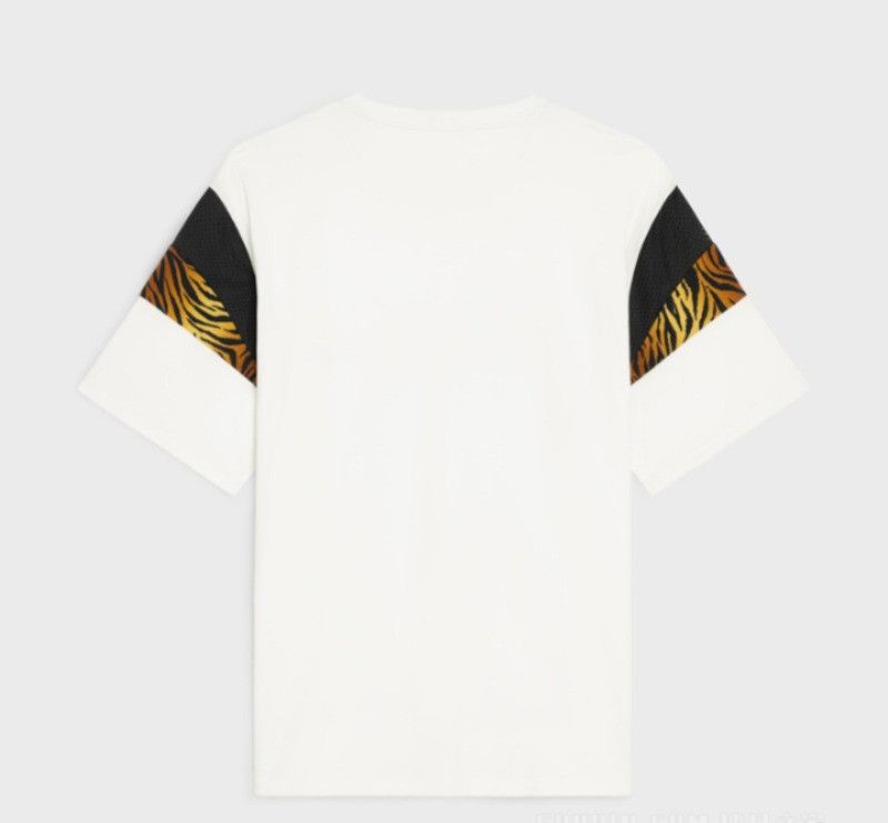 Celine o1bcso1str0125 Cotton Jersey Oversized T-Shirt Size US XXL / EU 58 / 5 - 2 Thumbnail