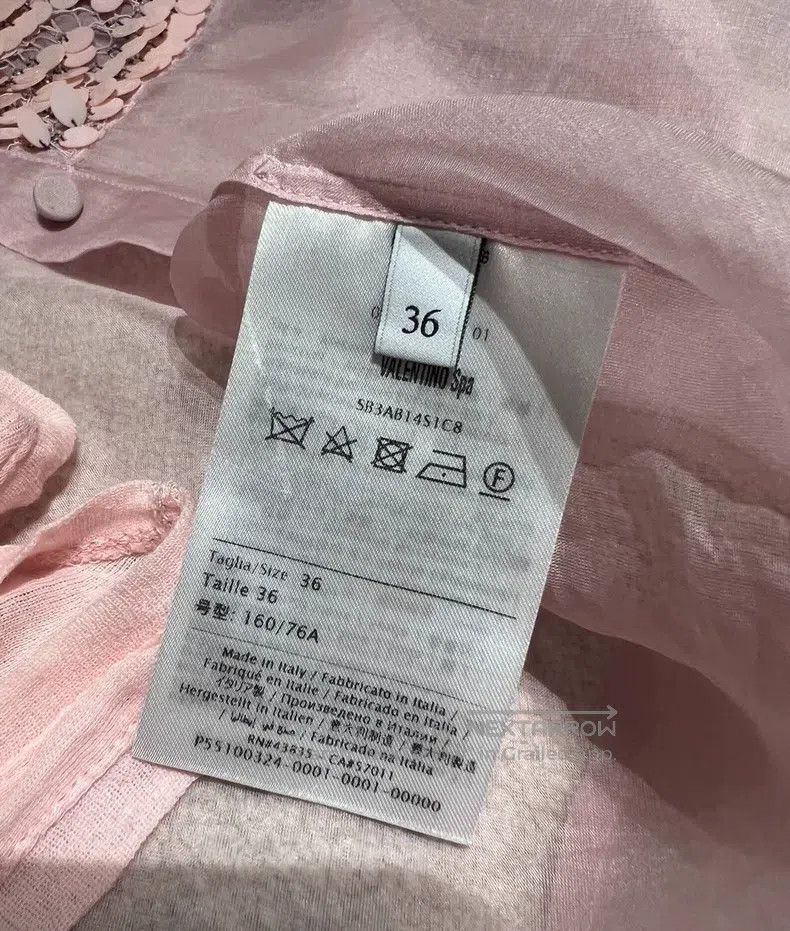 Valentino Valentino Mulberry silk long-sleeved top Size S / US 4 / IT 40 - 2 Thumbnail