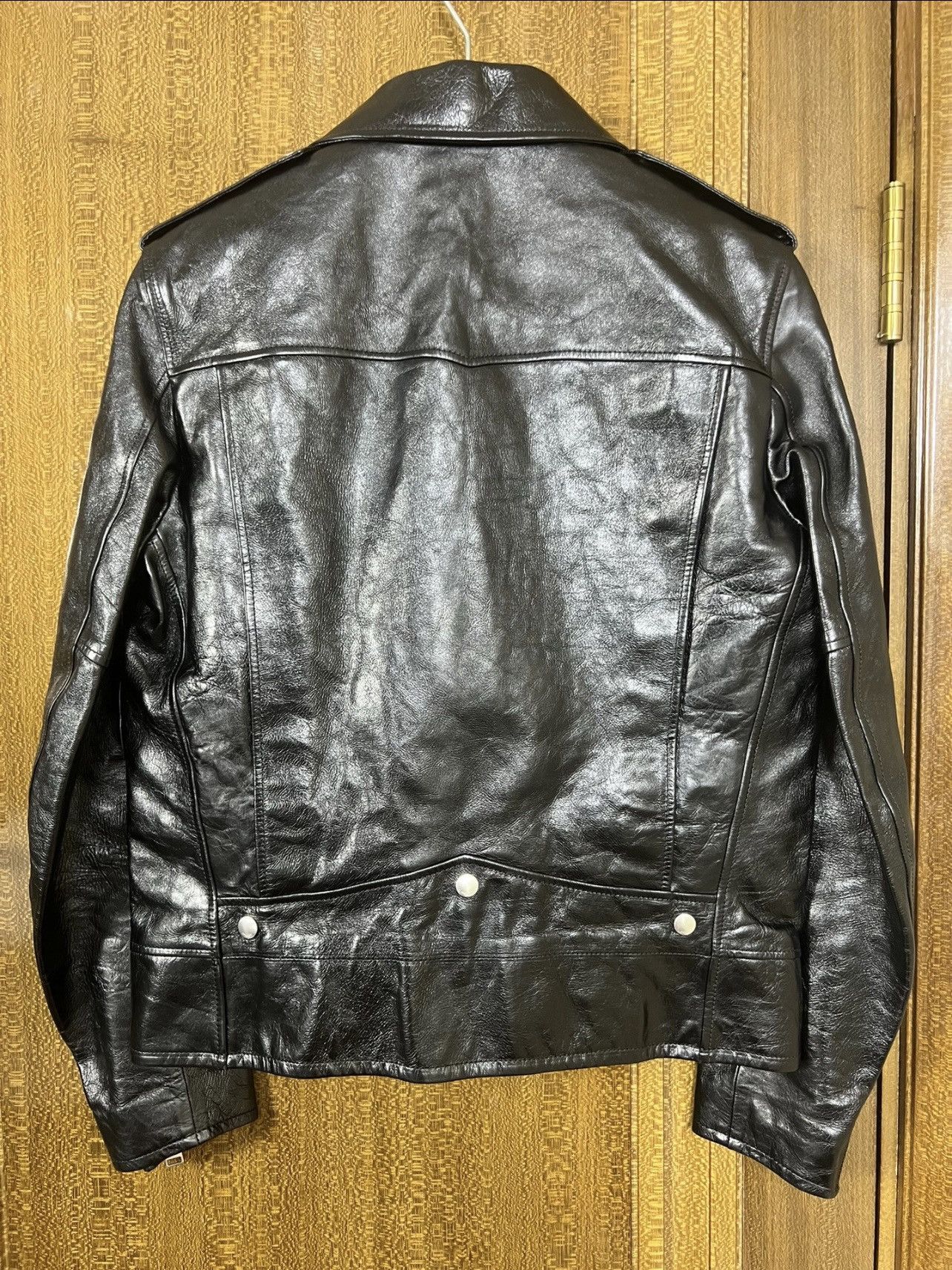 Saint Laurent Paris RARE Authentic Saint Laurent slp17fwL01 Biker Leather Jacket Size US M / EU 48-50 / 2 - 2 Thumbnail