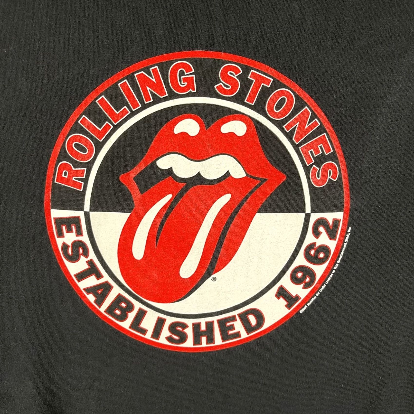 Logo 7 VINTAGE Rolling Stones Shirt Mens L Black Tongue Logo 1962 2004 Band Graphic T-Shirt Rock Musidor 2004 Established Size US L / EU 52-54 / 3 - 4 Thumbnail
