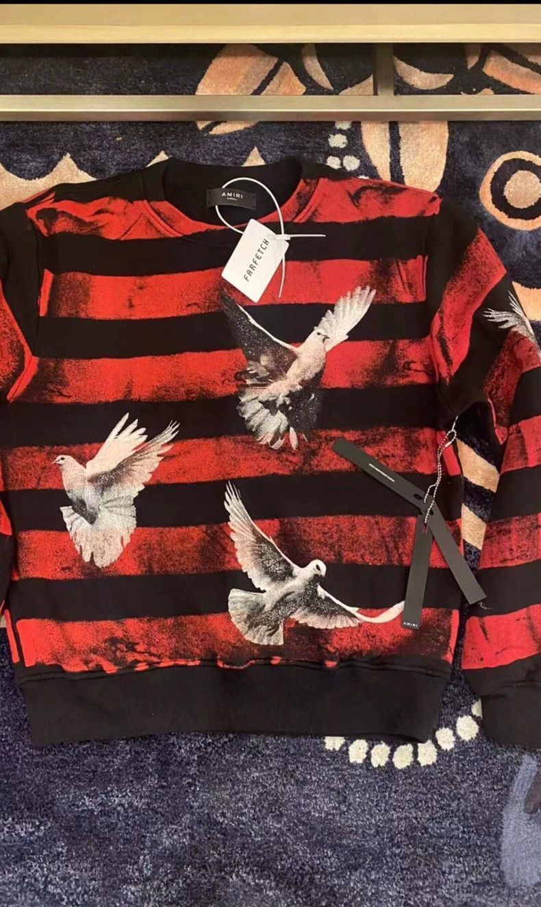 Amiri Amiri classic pigeon glitter sweater-2506 Size US XS / EU 42 / 0 - 1 Thumbnail