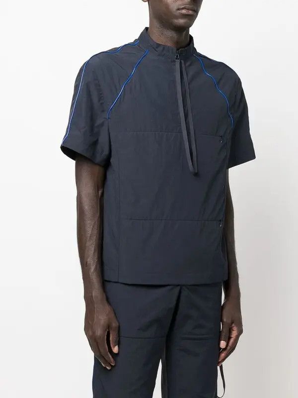 Jacquemus o1mle0526 Le Haut Short Sleeve T-Shirt in Navy Blue Size US M / EU 48-50 / 2 - 3 Thumbnail