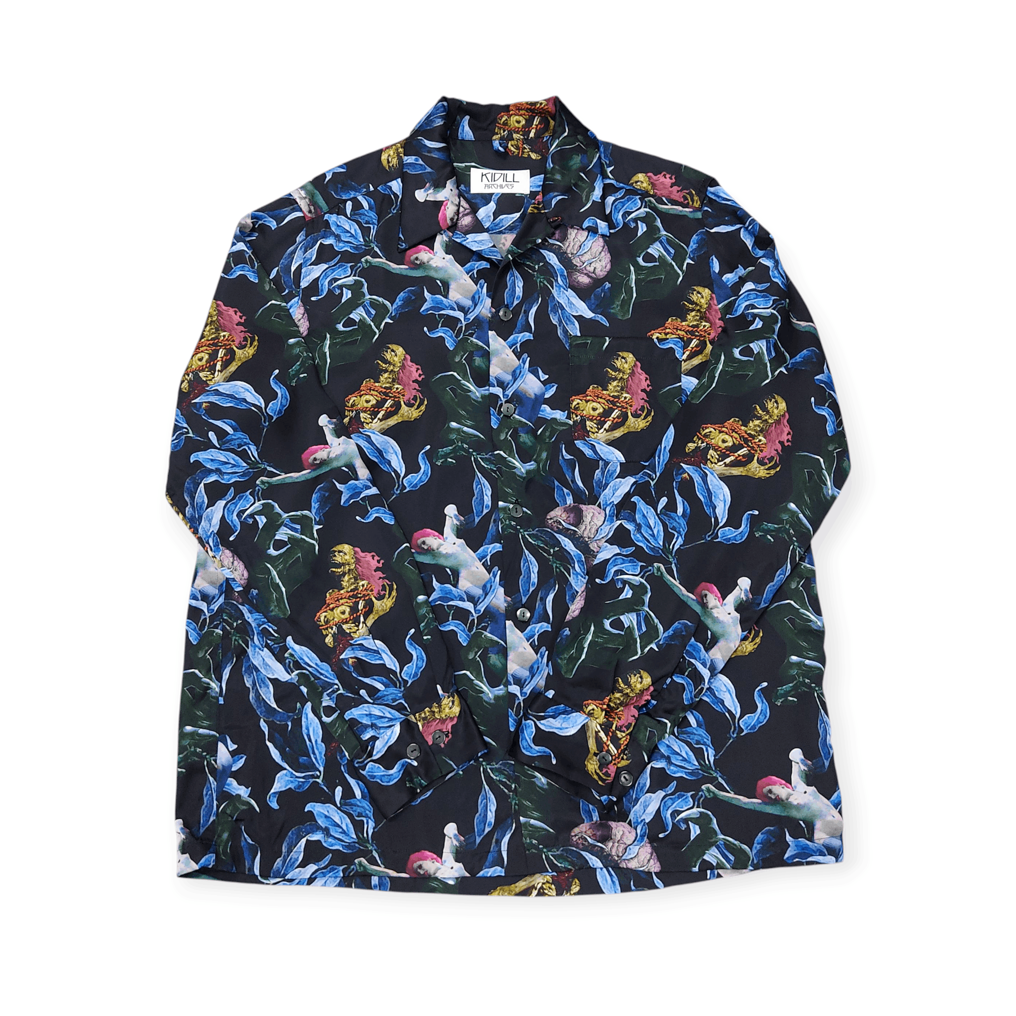 KIDILL KIDILL Archives Batalian Zombie Skulls Aloha LS Shirts Size US L / EU 52-54 / 3 - 9 Thumbnail
