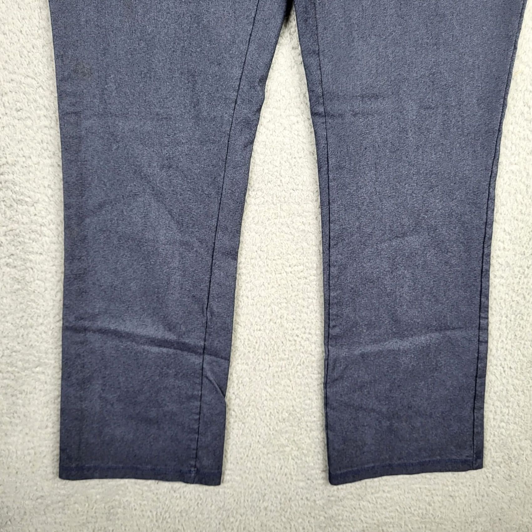 Vintage CLARA SUN WOO Women's Pants Blue Size M Regular Straight Casual Size 32" / US 10 / IT 46 - 7 Thumbnail
