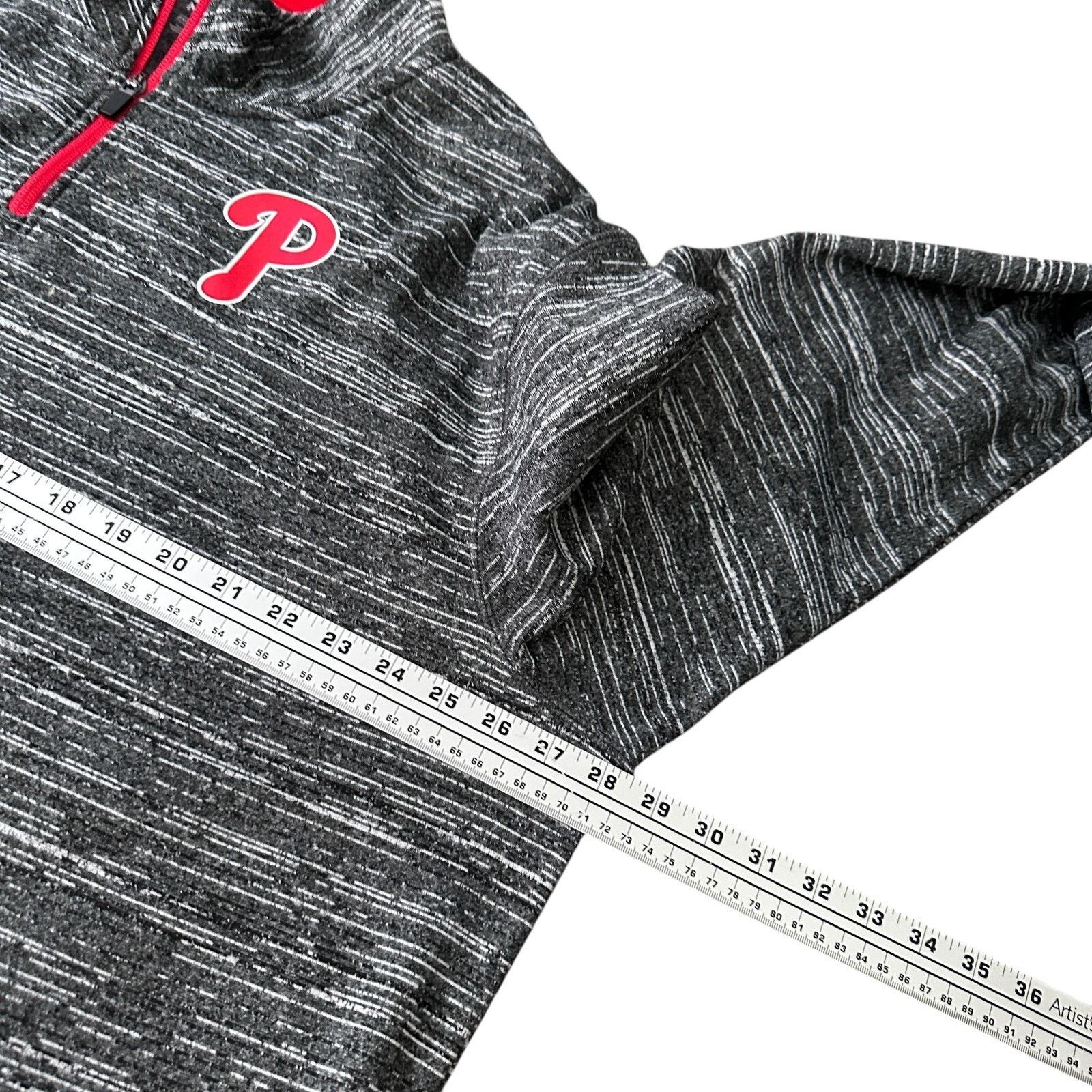Majestic Majestic Philadelphia Sweatshirt Men’s XXL Heather Gray Size US XXL / EU 58 / 5 - 8 Thumbnail