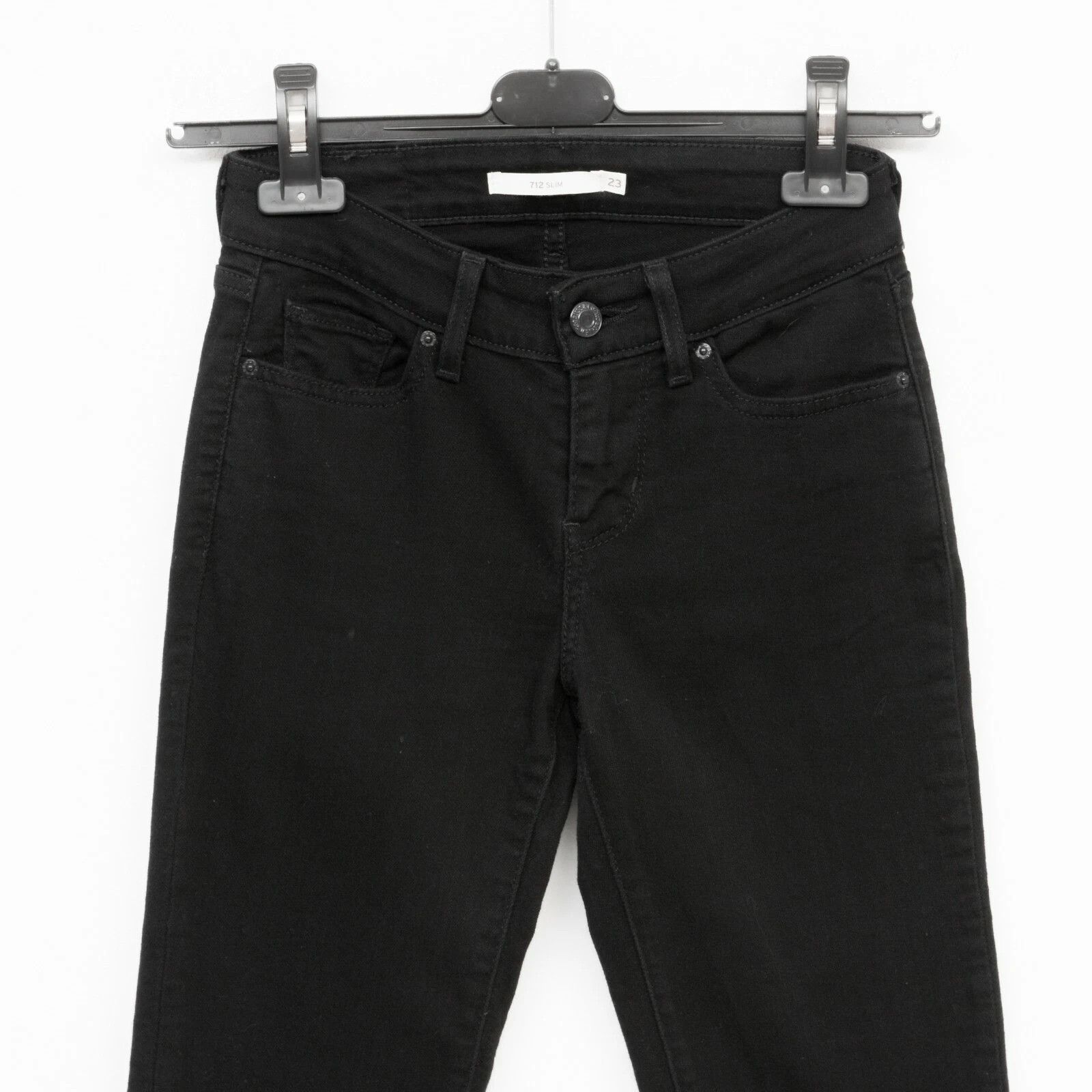 Levi's STRAUSS 712 Slim Women W23 L32 Jeans Trousers Slim Low Size 23" - 5 Thumbnail