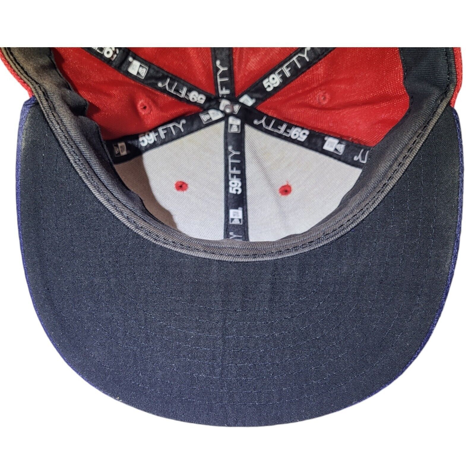 New Era Cleveland Indians Hat New Era Mesh Red Baseball Cap Clean Size ONE SIZE - 3 Thumbnail