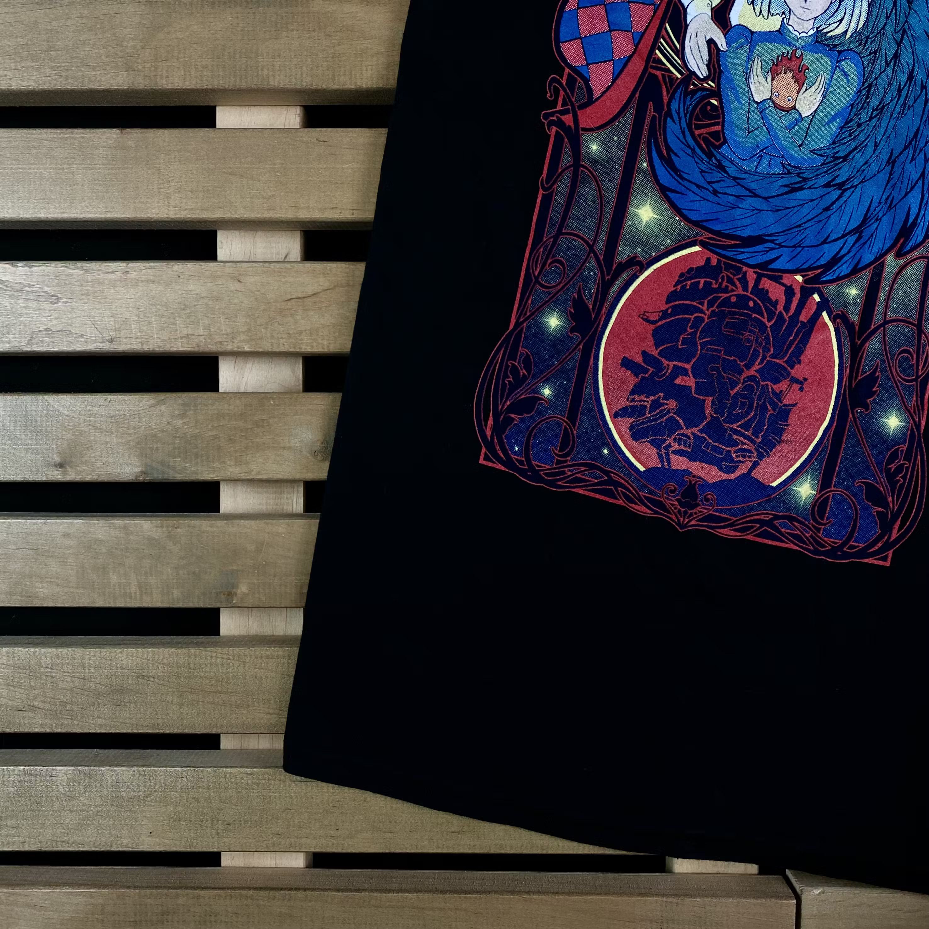 Other Mens Moving Castle Trio Vintage T-Shirt Size S Size US S / EU 44-46 / 1 - 3 Thumbnail