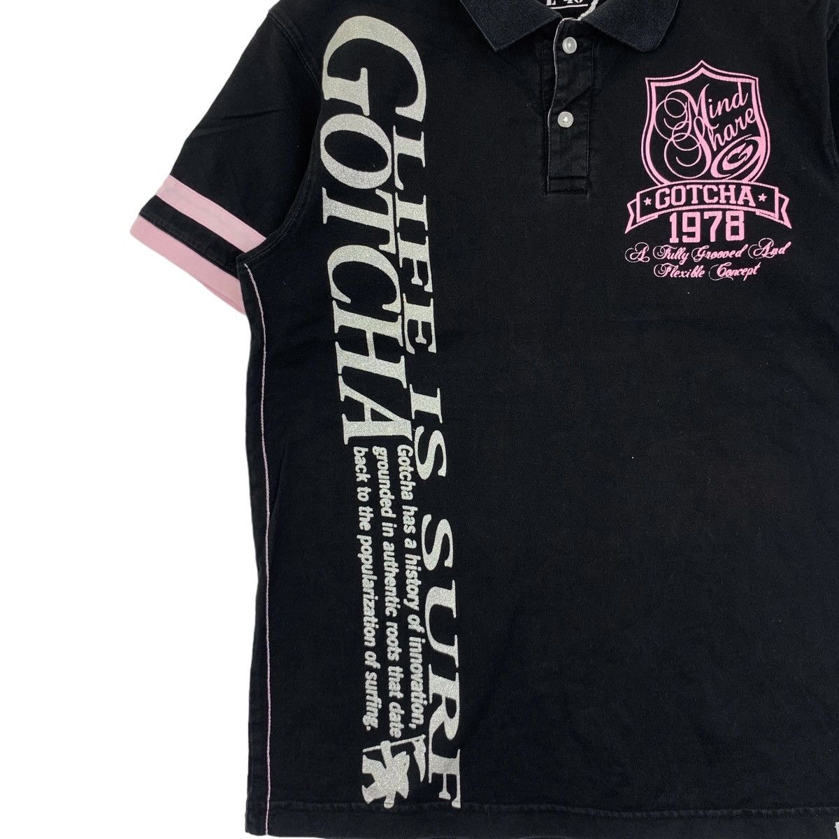 Gotcha Vintage GOTCHA INTERNATIONAL SURF Polo Tee Shirt Size L / US 10 / IT 46 - 4 Thumbnail