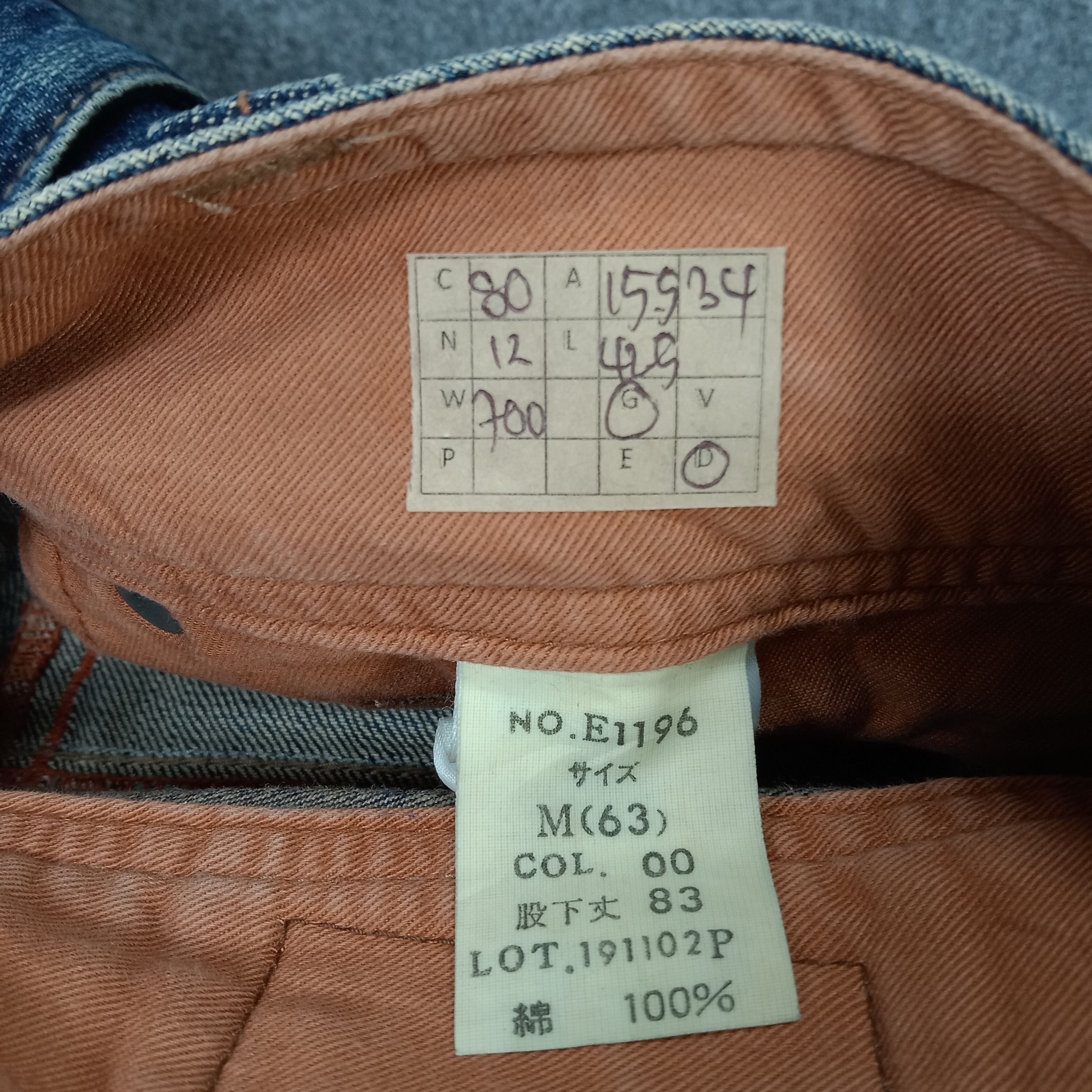 Japanese Brand ET Japanese Brand Bootcut Fading Style Denim Jeans Size 31" - 17 Thumbnail