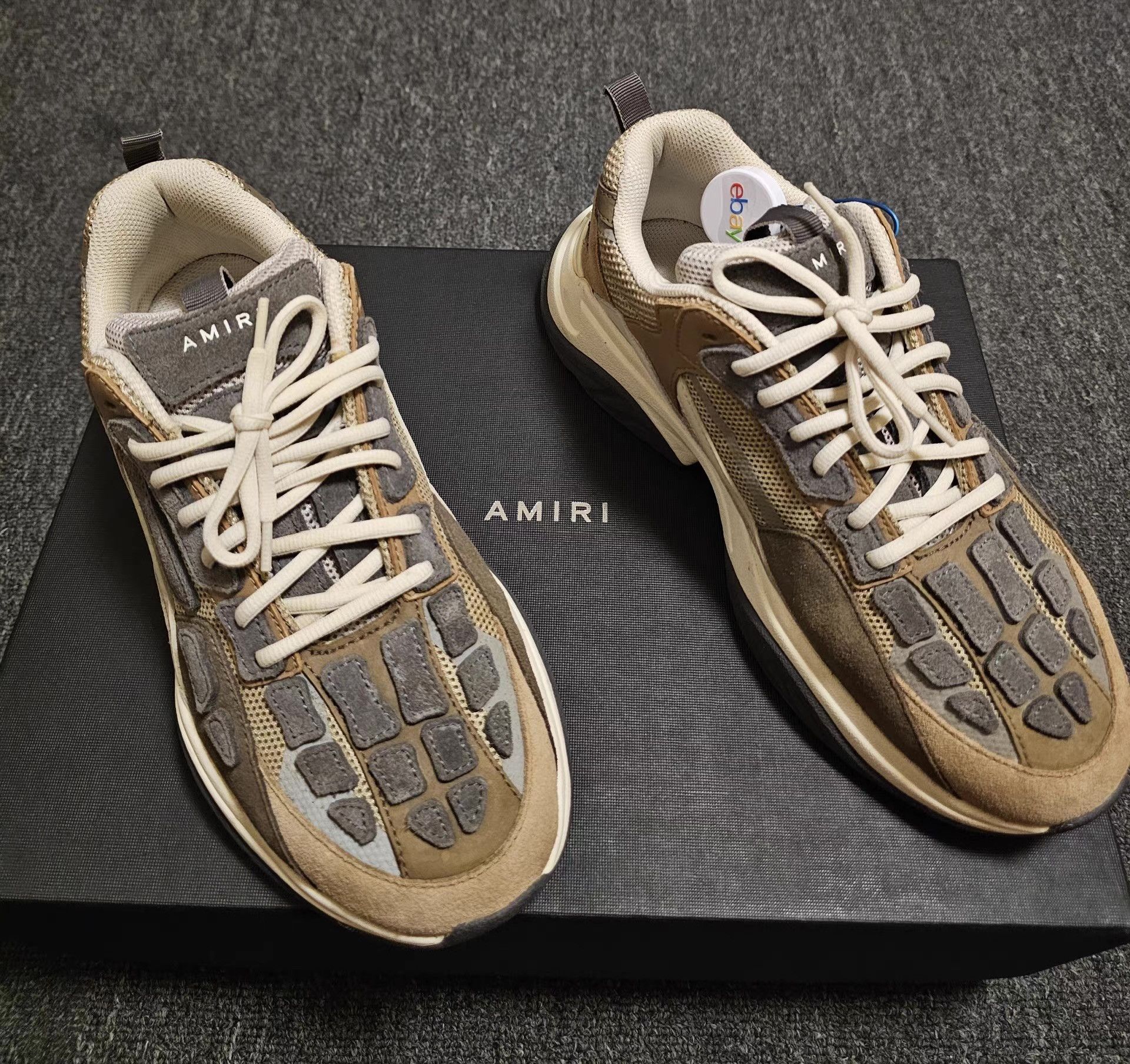 Amiri Amiri Men's Bone Sneakers Q4 Size US 9 / EU 42 - 2 Thumbnail