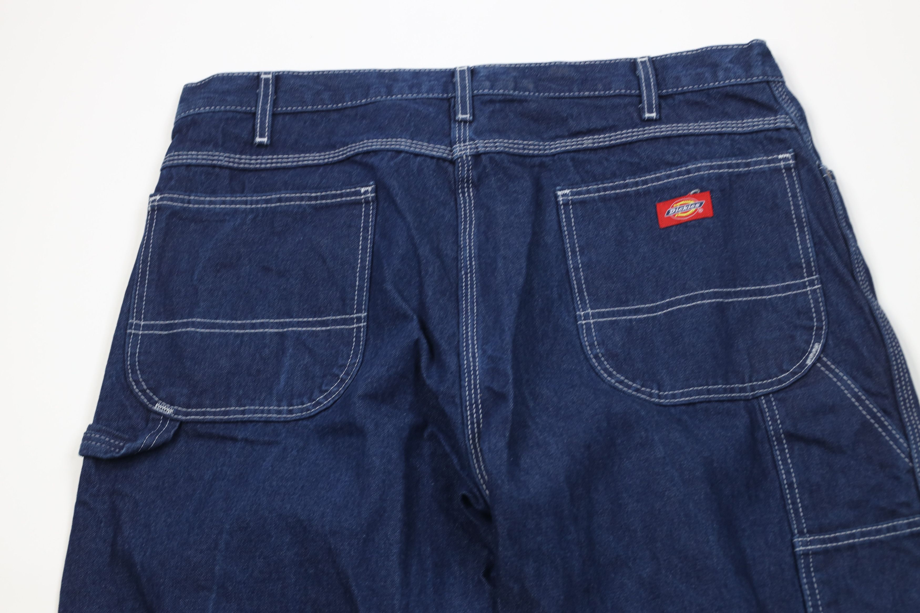 Dickies Vintage Y2K Dickies Wide Leg Dungaree Denim Jeans Cotton Size US 38 / EU 54 - 8 Thumbnail