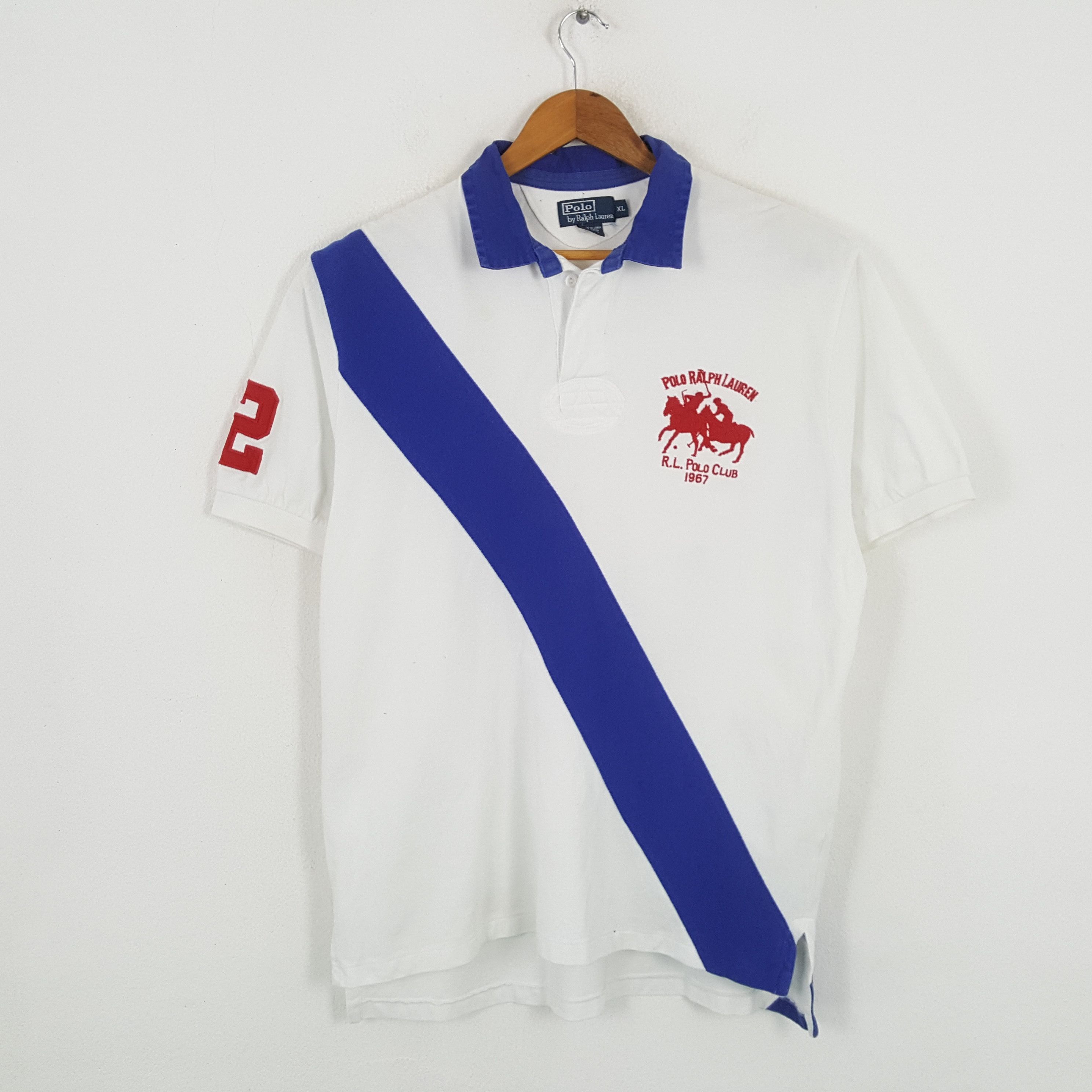 Polo Ralph Lauren × Vintage Vintage POLO by RALPH LAUREN Fashion Brand Polos Shirt Size US XL / EU 56 / 4 - 1 Thumbnail