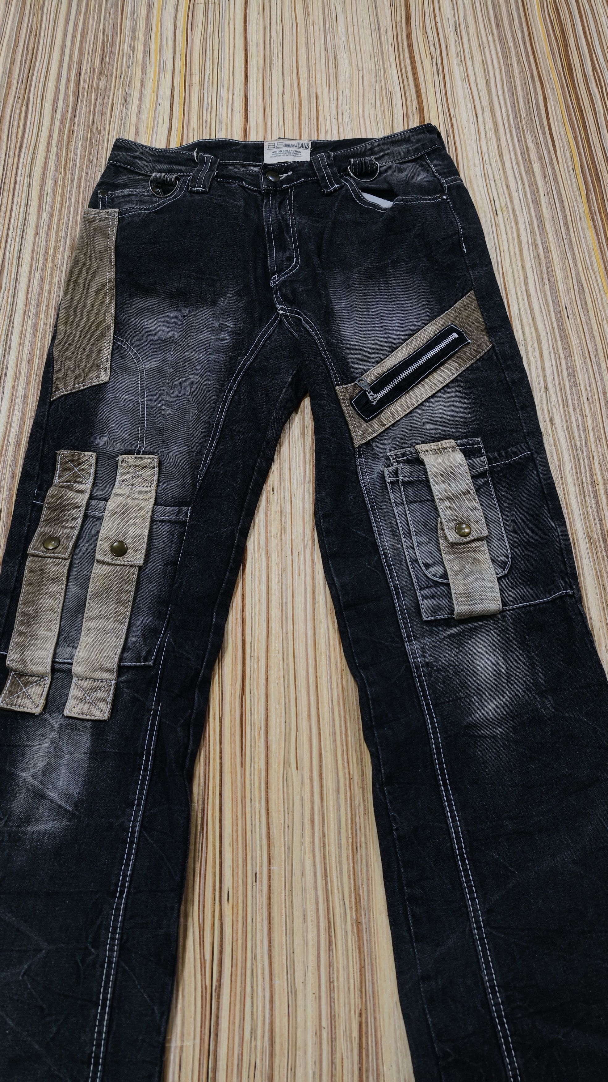 Japanese Brand aston collection tactical style jeans Size US 31 - 2 Thumbnail