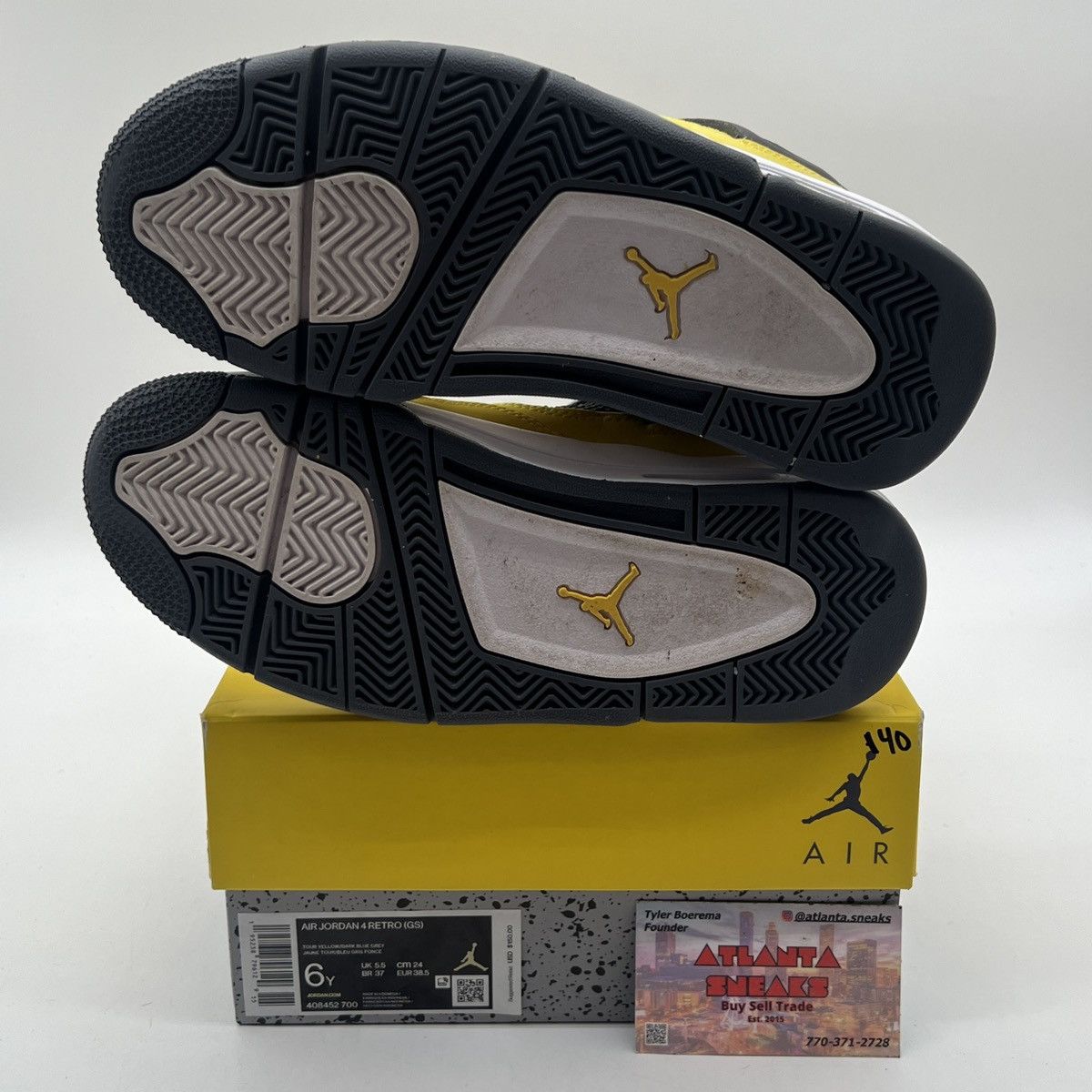 Jordan Brand Air Jordan 4 lightning Size US 6 / EU 39 - 8 Thumbnail
