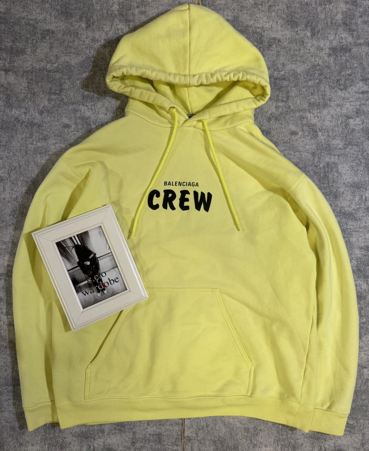 Balenciaga Hoodie Yellow | Grailed