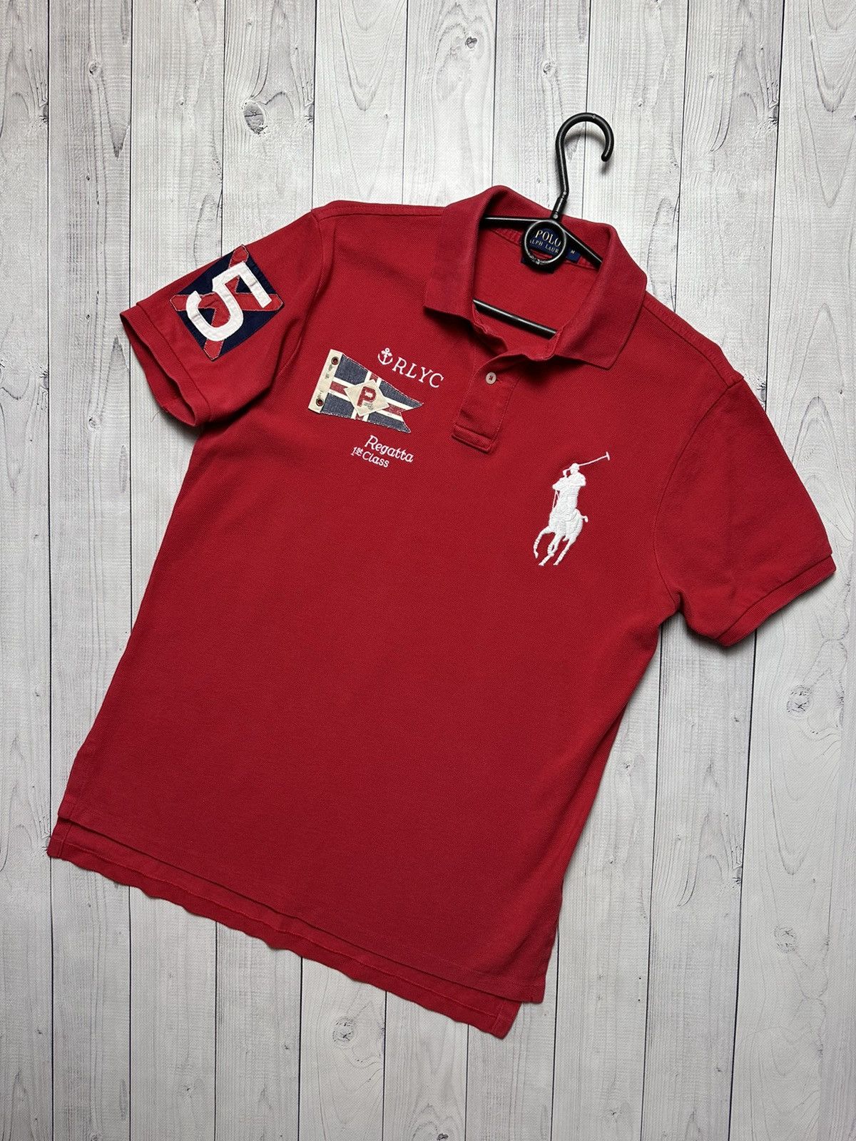 Polo Ralph Lauren × Vintage Vintage polo Ralph Lauren big logo Regatta size M Size US M / EU 48-50 / 2 - 1 Thumbnail