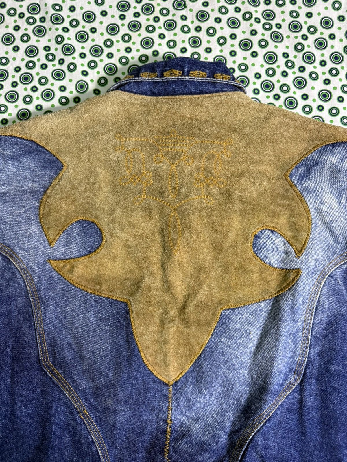 Other Vintage No! Jeans western denim jacket 80s/90s Size US L / EU 52-54 / 3 - 13 Thumbnail