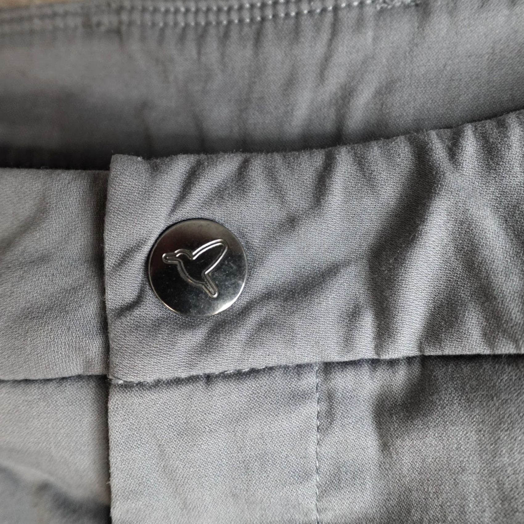 Vintage Birddogs Mens Pants 34 x 31 Gray Chino Cotton Blend Casual Slim Flat Front Regular(Hip) Mens Size US 34 / EU 50 - 2 Thumbnail