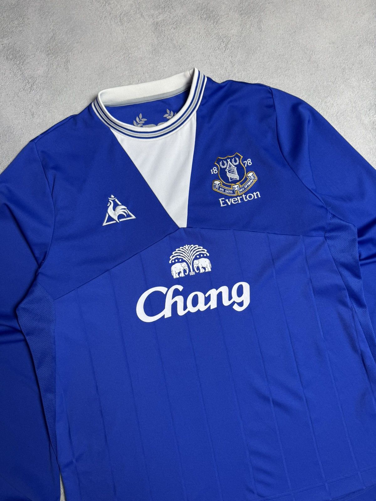 Le Coq Sportif Everton 2009/10 Home Shirt Jersey Long Sleeve Le Coq Sportif Size US L / EU 52-54 / 3 - 3 Thumbnail