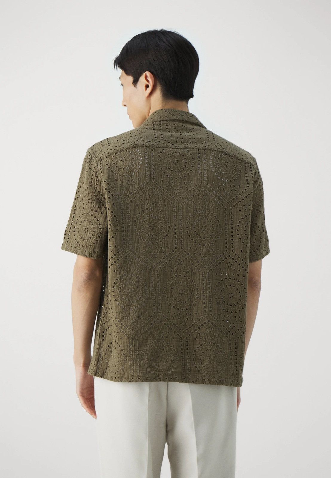 Allsaints !DS! SS23 Allsaints Pueblo SS Laser Swamp Green Shirt Size US M / EU 48-50 / 2 - 4 Thumbnail