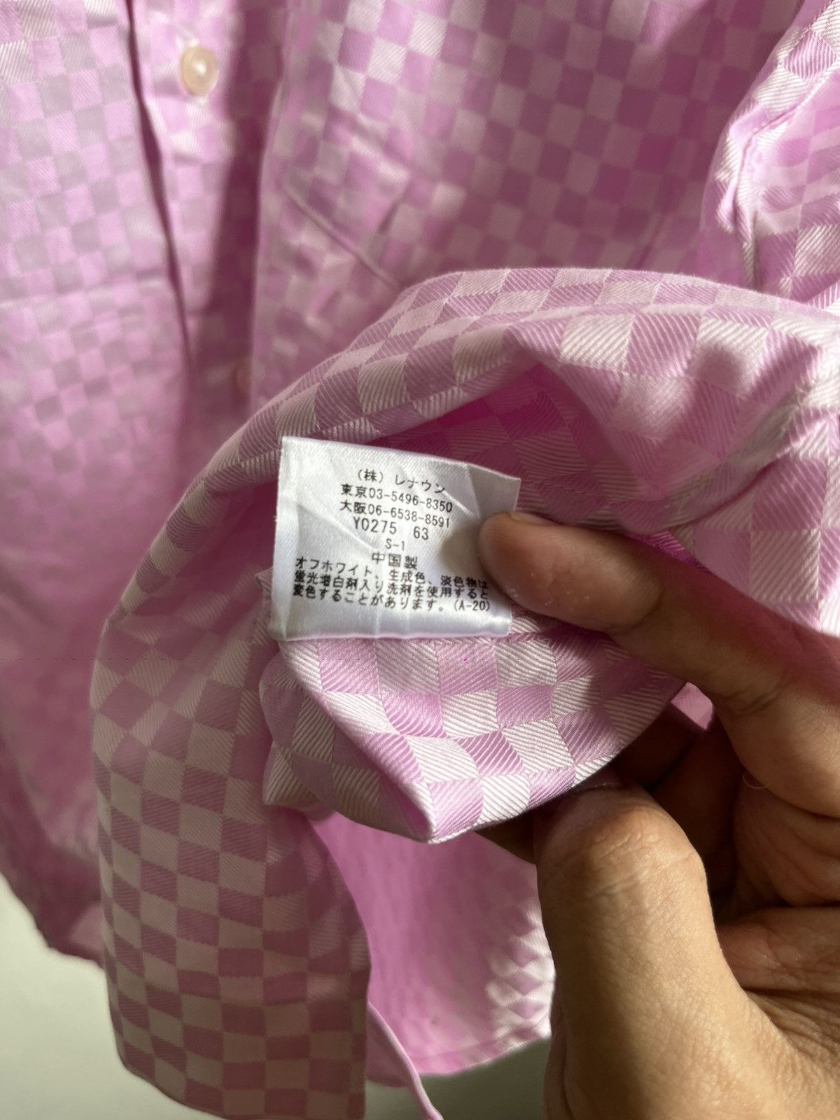 Yohji Yamamoto Vintage AAR Against All Risk Yohji Yamamoto Checked Shirt Size US S / EU 44-46 / 1 - 7 Thumbnail