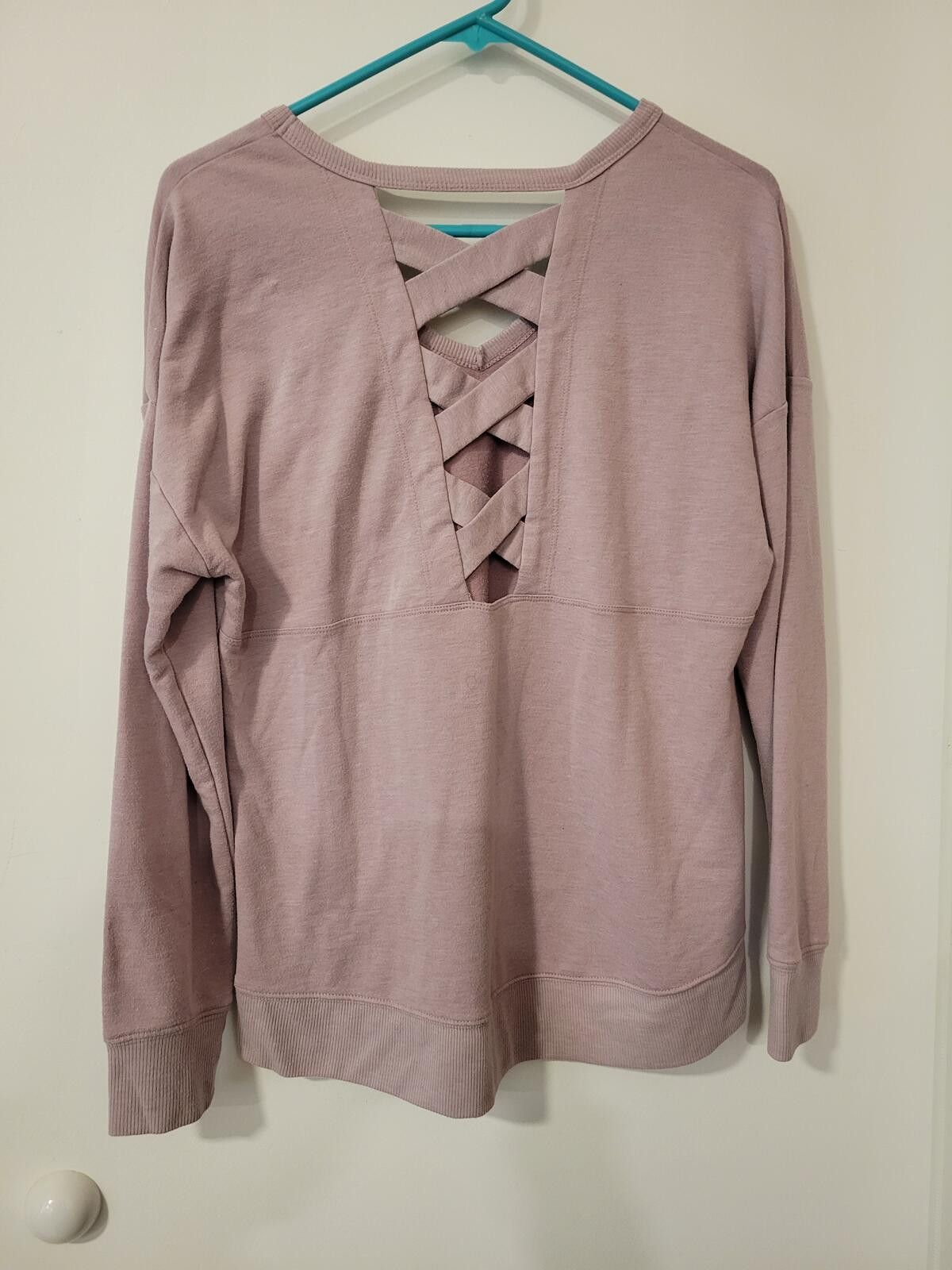 Other Balance Collections V-Neck Sweatshirt w Crisscross Back Size M / US 6-8 / IT 42-44 - 2 Thumbnail