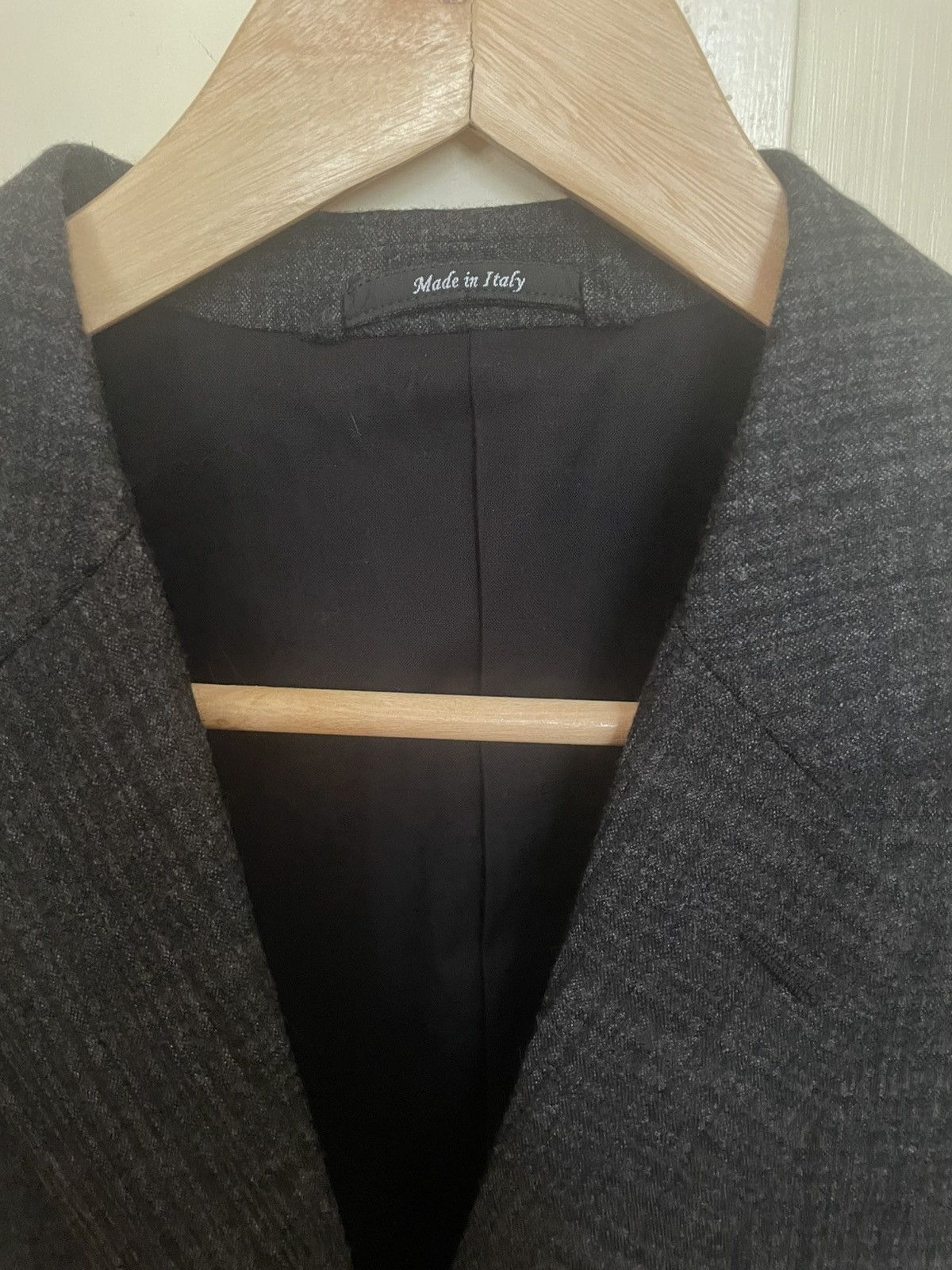 Maison Margiela Margiela Dark Grey Pattern Wool Suit 46 Size 46S - 3 Thumbnail