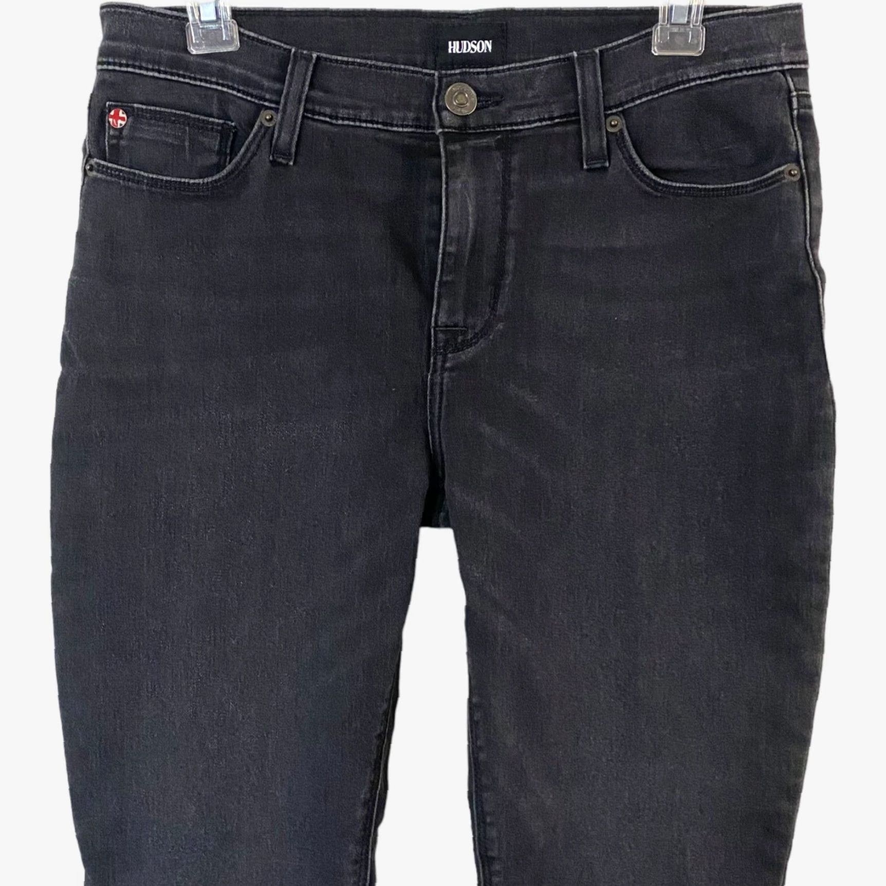 Hudson Hudson Krista Jeans Women's 30 Black Wash Mid-Rise Skinny Ankle New Size 30" / US 8 / IT 44 - 5 Thumbnail