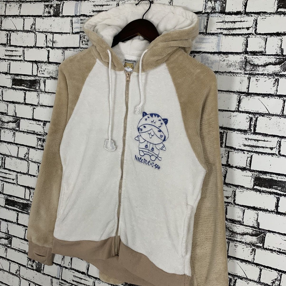 Designer × Japanese Brand × Vintage Necobuchi- San Anime Japanese Cartoon Zipper Hoodie Pullover Size US M / EU 48-50 / 2 - 4 Thumbnail
