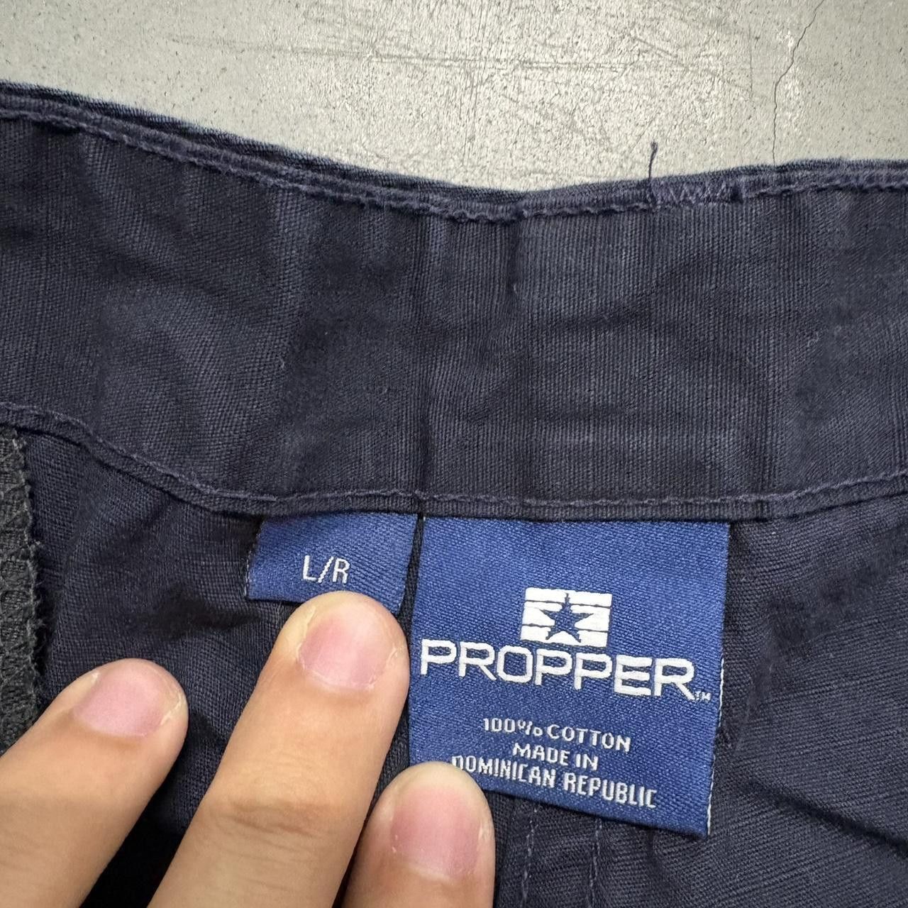 Propper Crazy Vintage Y2K/2000s Baggy Propper Navy Blue Cargo Pants! Size US 34 / EU 50 - 7 Thumbnail