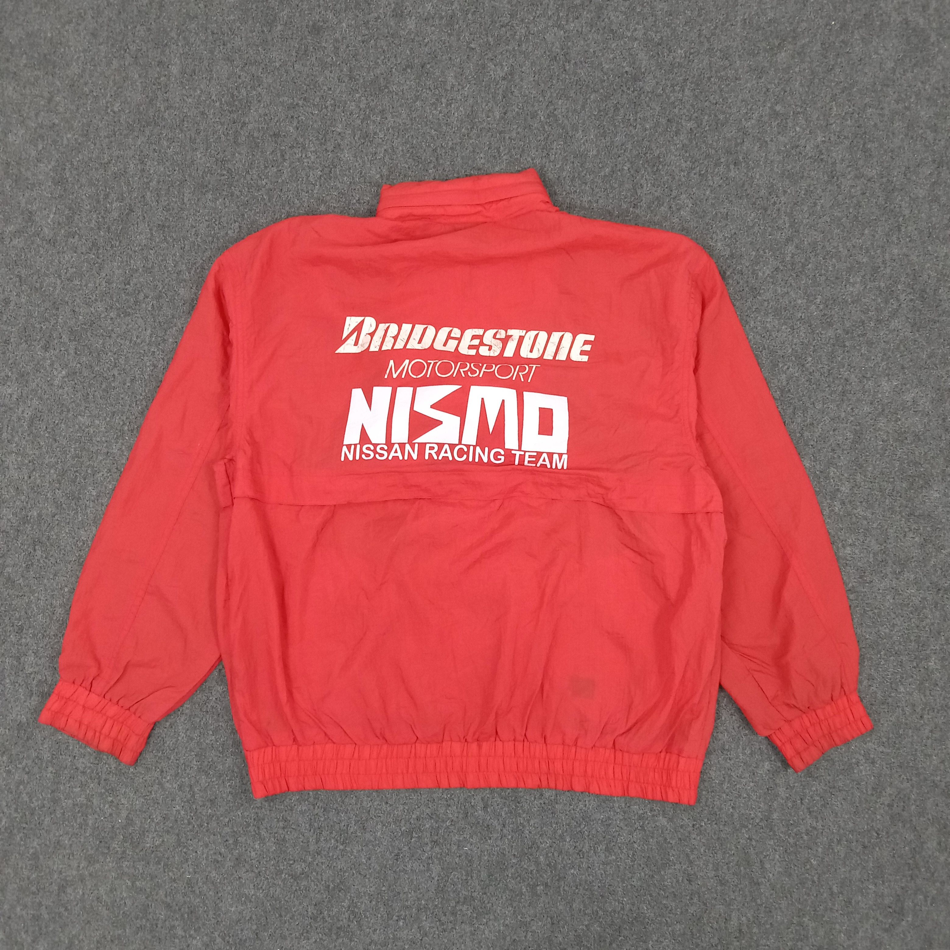 Japanese Brand × Vintage Bridgestone Nismo Nissan Japan Racing Custom Jacket Size US L / EU 52-54 / 3 - 1 Thumbnail