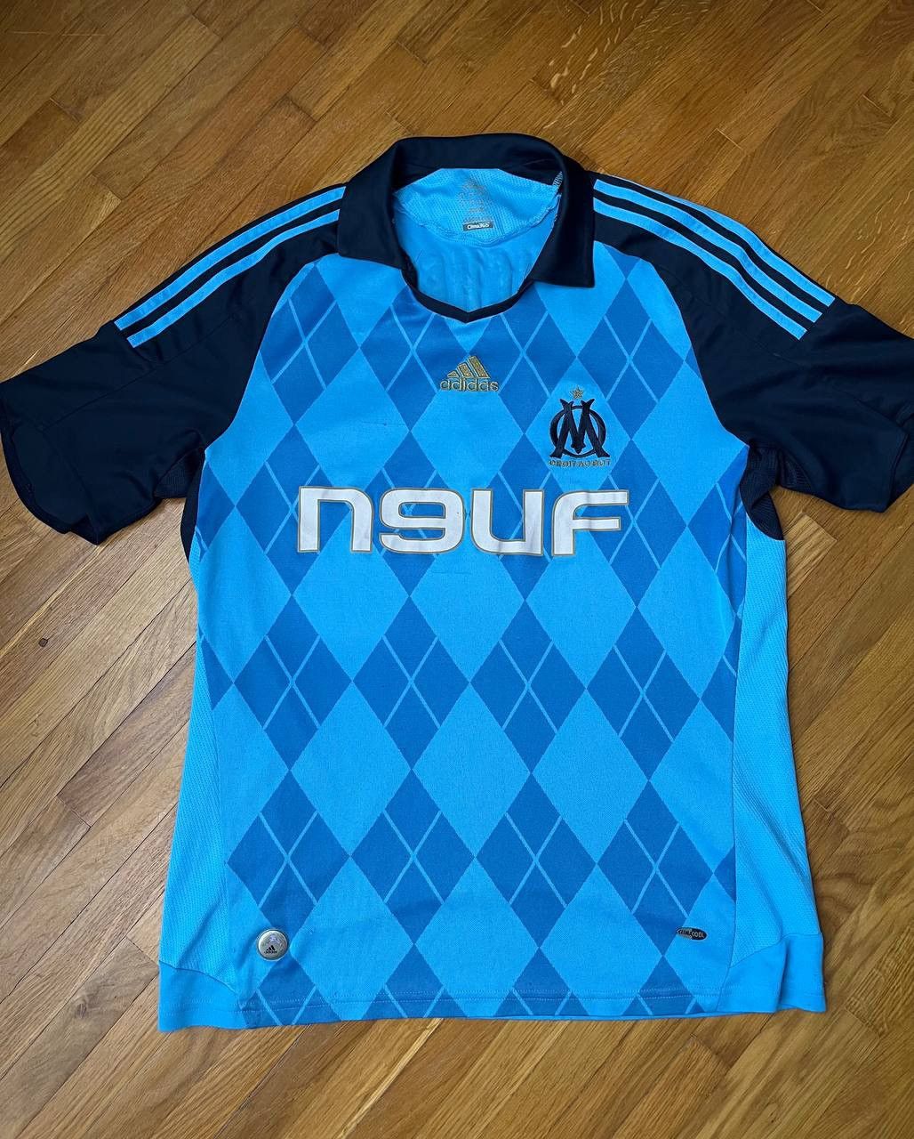 Other Adidas Olympique Marseille 2008-2009 away tee Size US L / EU 52-54 / 3 - 1 Thumbnail