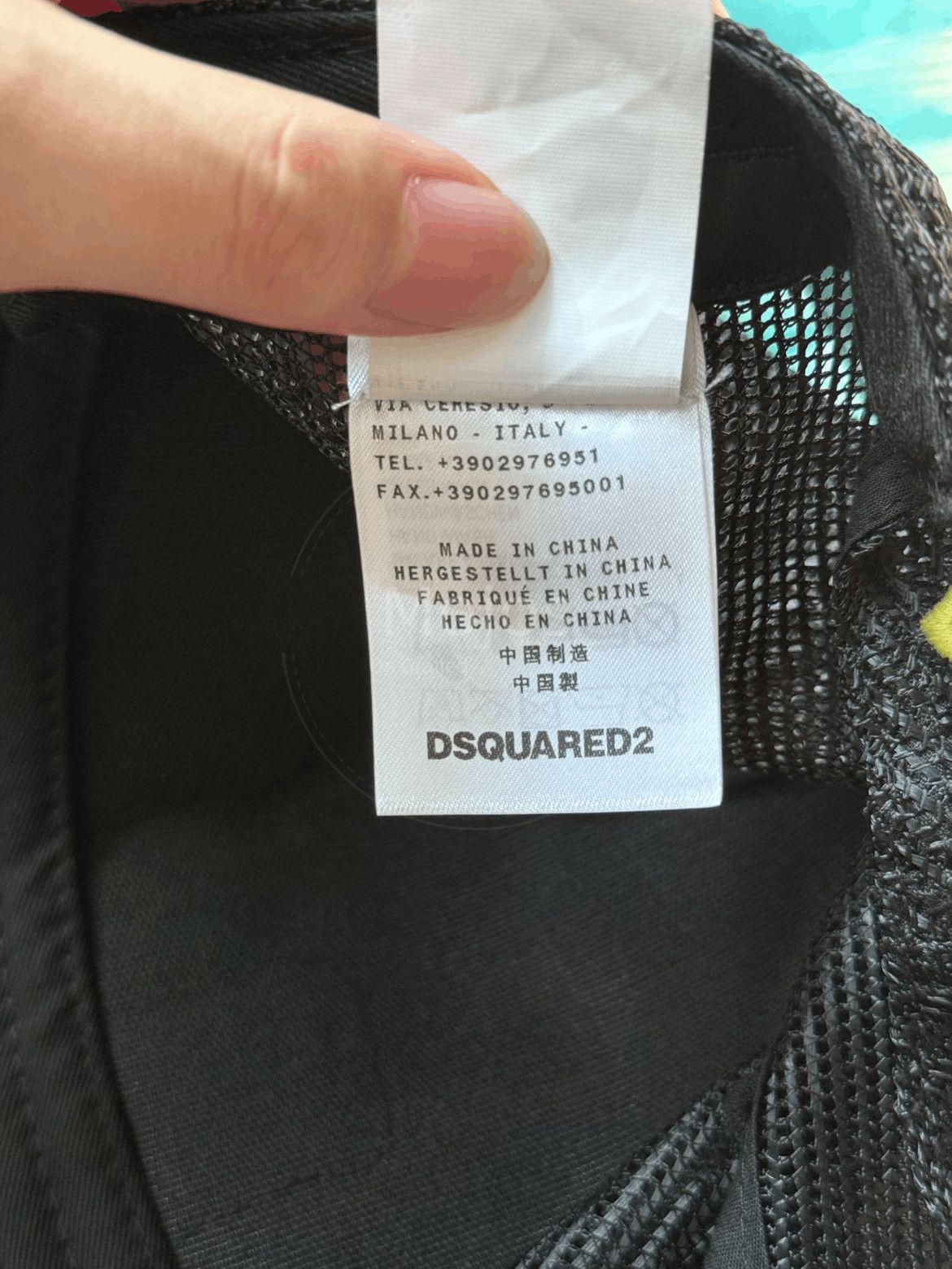 Dsquared2 Dsquared2 Babe2 Logo Truck Driver Hat Size ONE SIZE - 8 Thumbnail