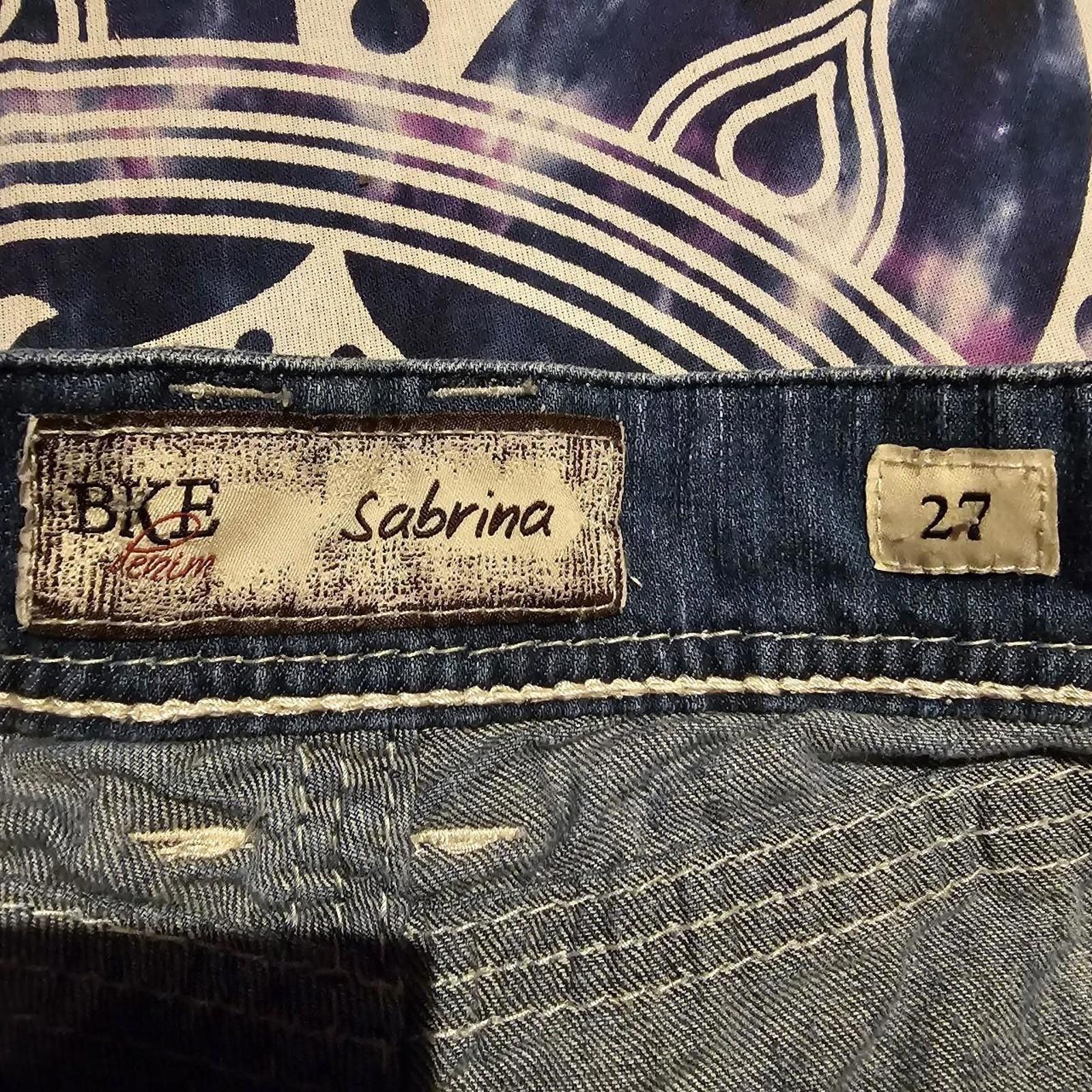 BKE BKE Sabrina Women's Blue Jean Cutt-off Shorts Size 27" / US 4 / IT 40 - 5 Thumbnail