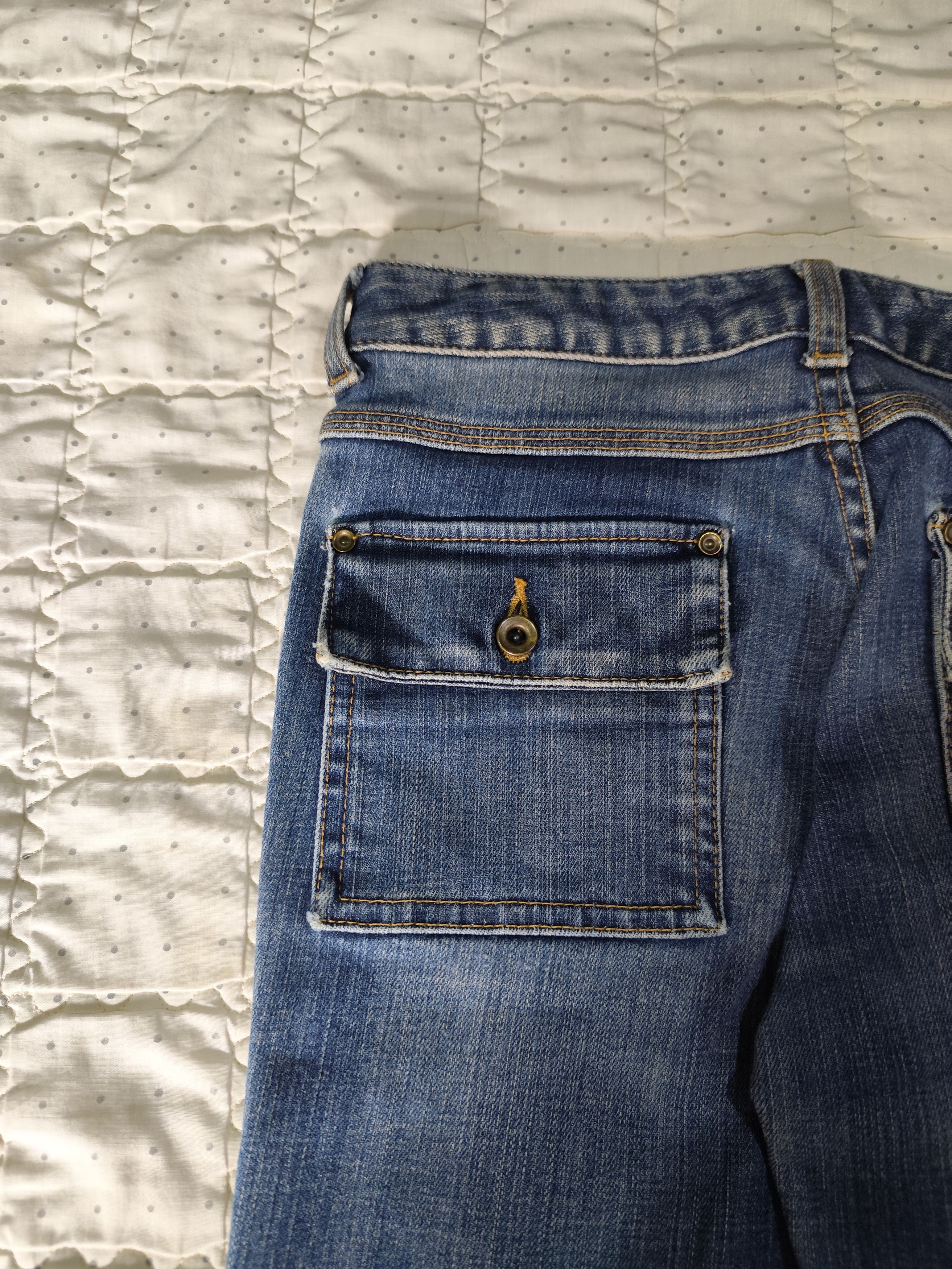 Japanese Brand Vintage Japanese Flare Denim J015 Size 29" - 11 Thumbnail