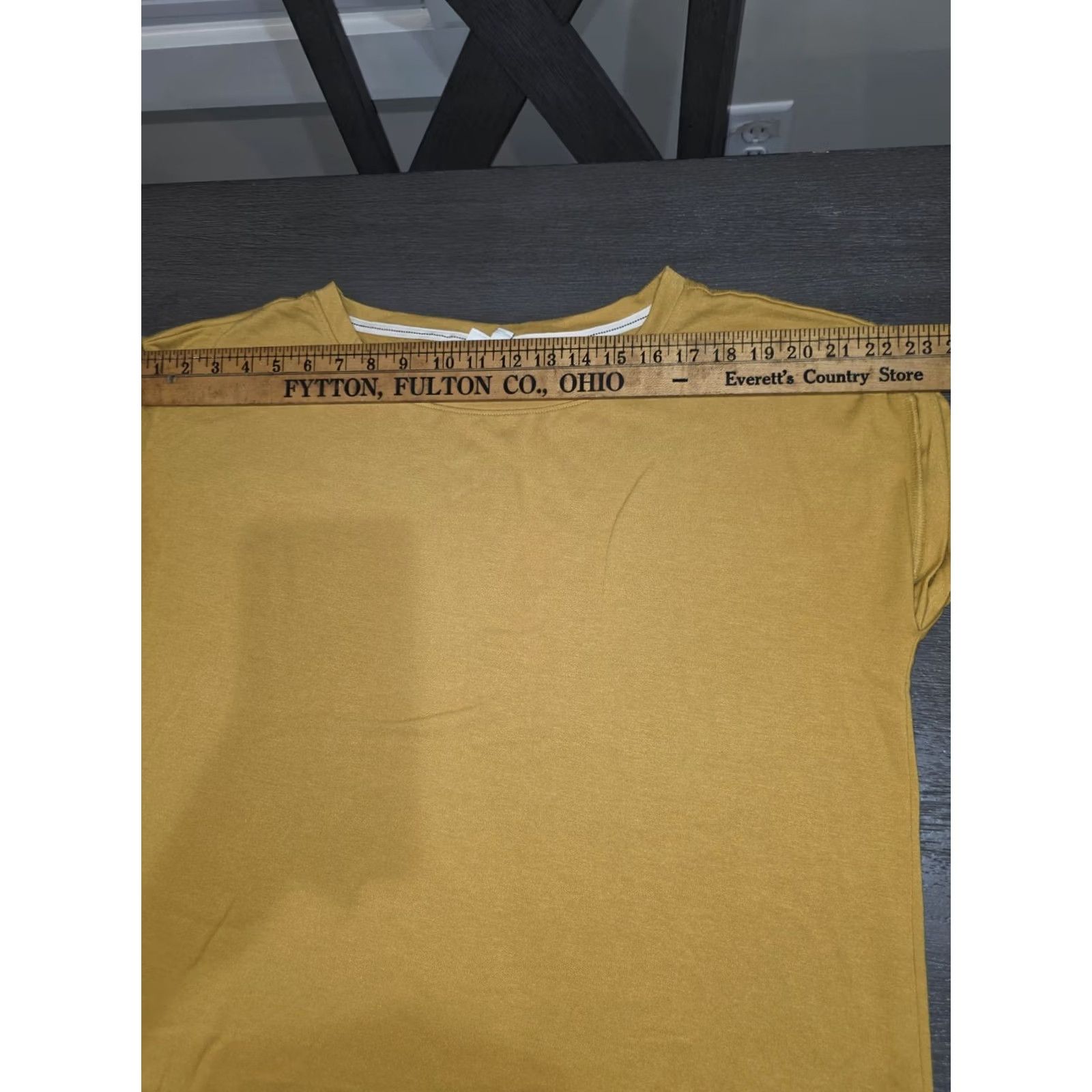Vintage Wonderly mustard yellow basic t-shirt L Women’s Large Yellow Basic T-Shirt Size L / US 10 / IT 46 - 2 Thumbnail