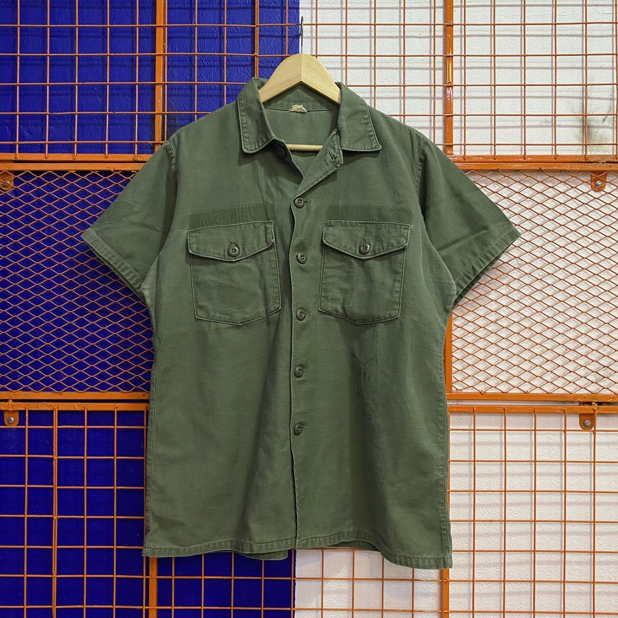 Vintage Vintage US Army Military 60s Shirt❗️ Size US M / EU 48-50 / 2 - 1 Thumbnail
