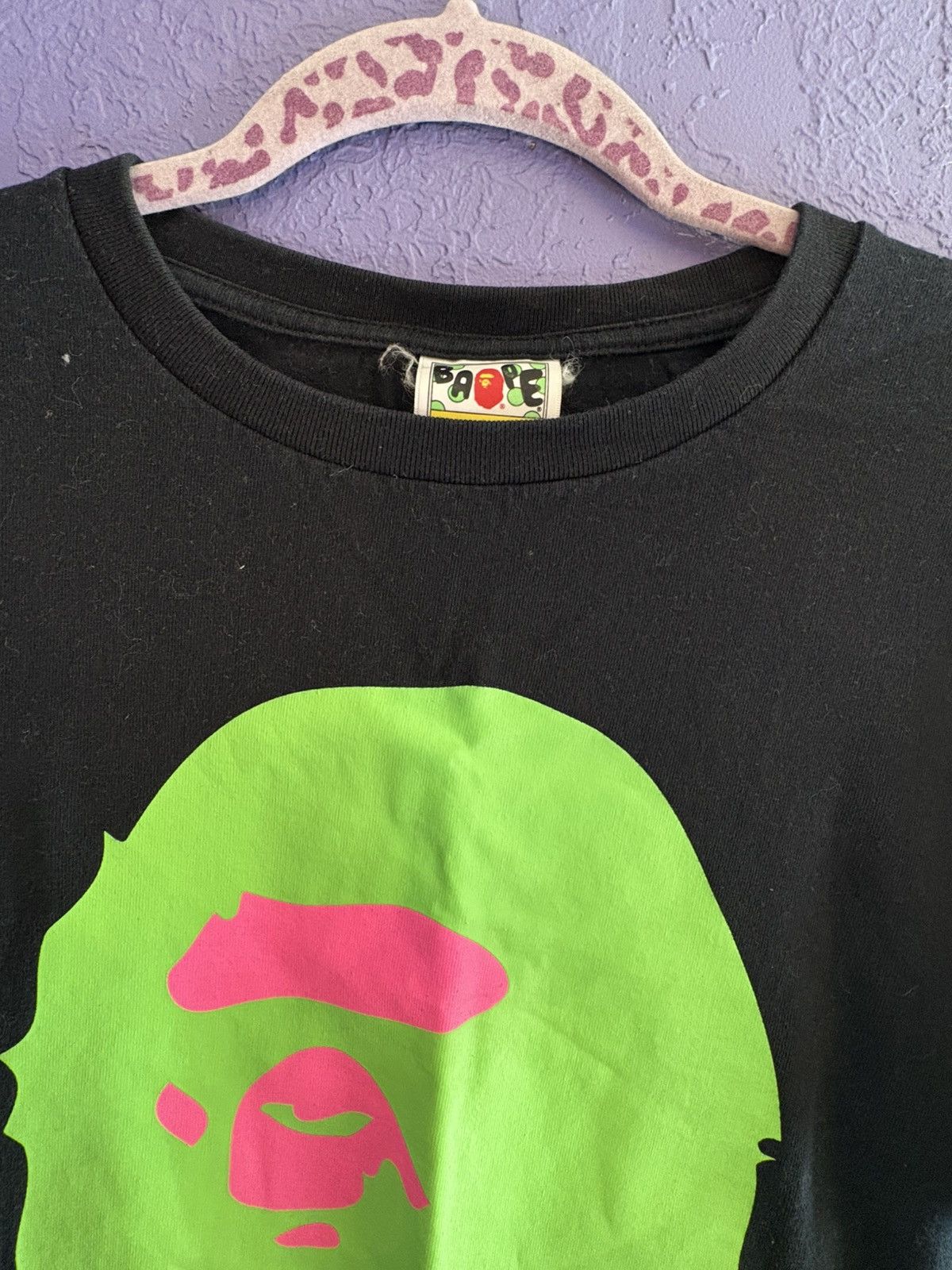 Bape Bape neon tee Size US XL / EU 56 / 4 - 2 Thumbnail