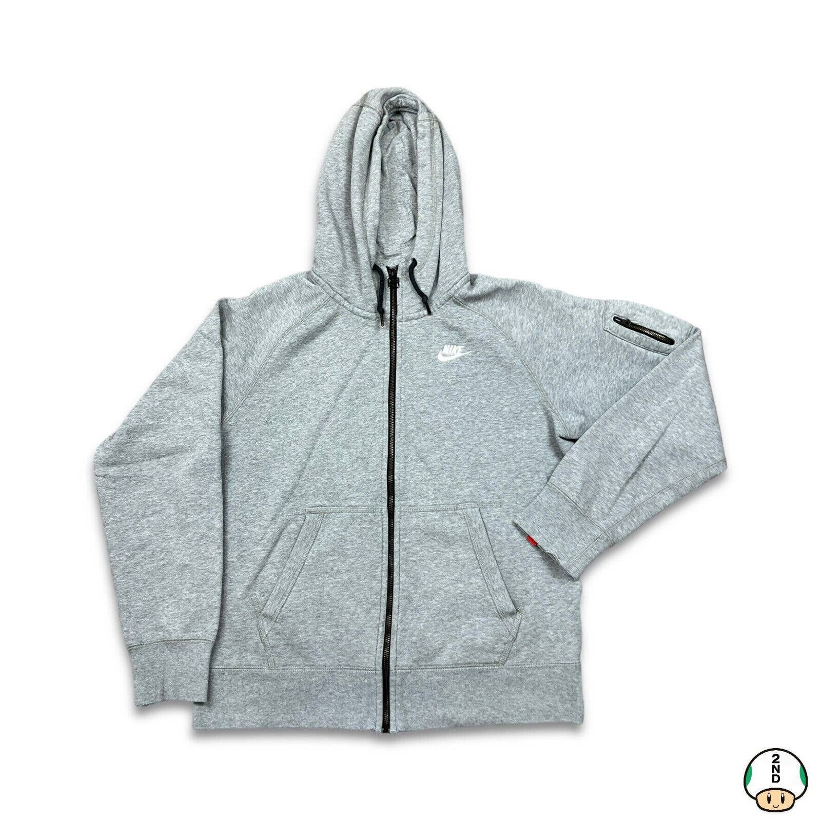 Nike Nike Sportswear Hoodie Medium Tech Fleece Swoosh Full Zip Size US M / EU 48-50 / 2 - 1 Thumbnail