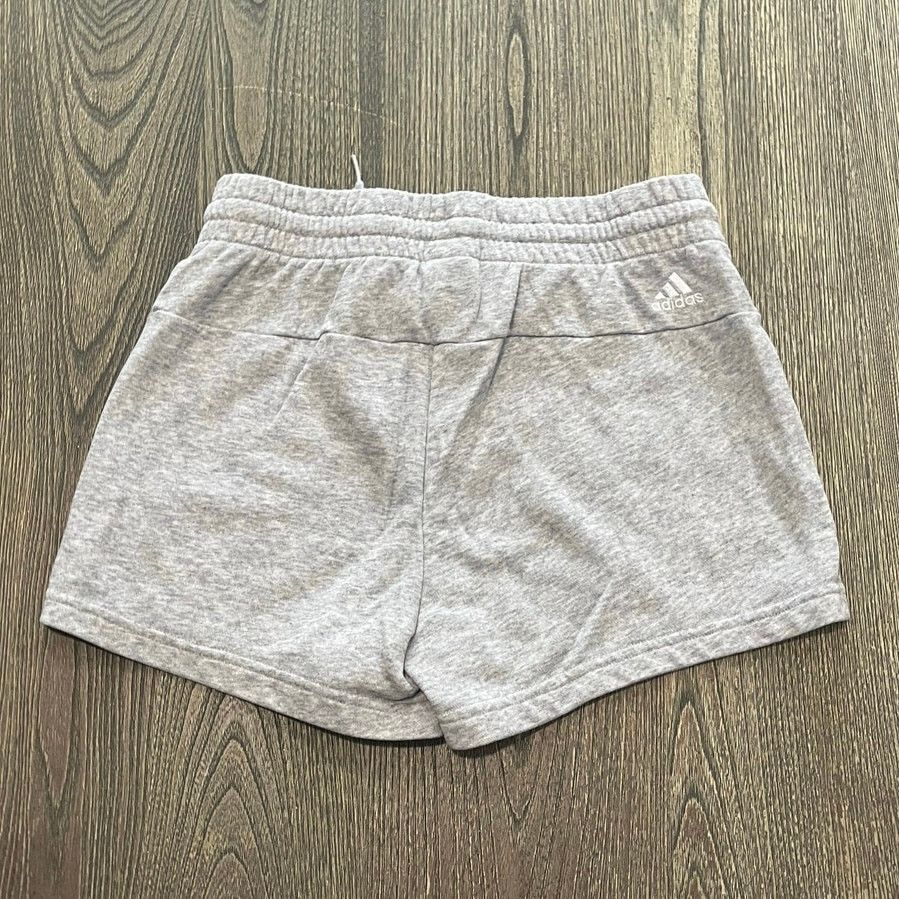 Adidas Adidas Girls Athletic Shorts Elastic Waist Gray Size S 8-10 Size 30" / US 8 / IT 44 - 3 Thumbnail