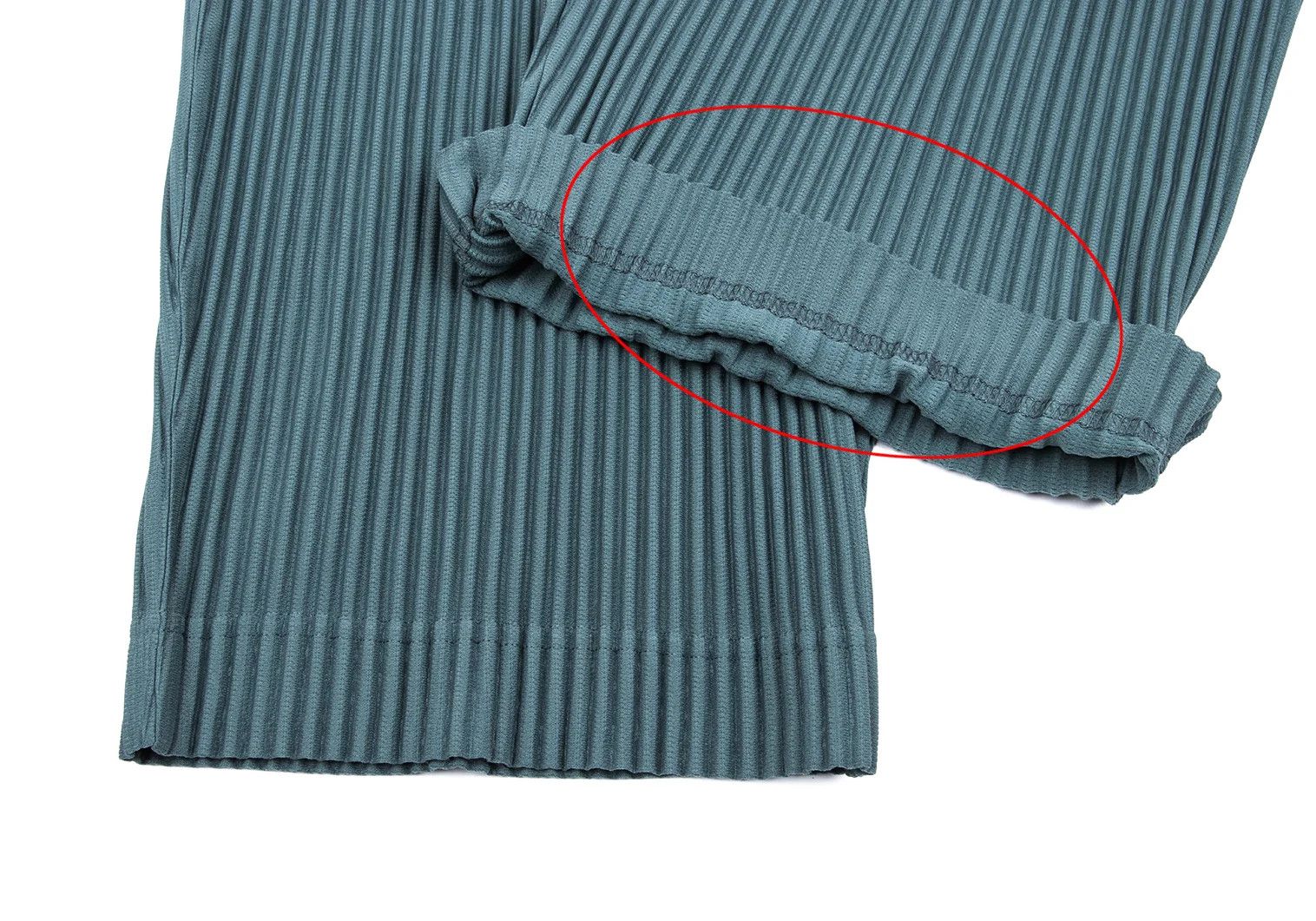 Issey Miyake Pleats Straight Pants in Blue Gray Size US 32 / EU 48 - 6 Thumbnail