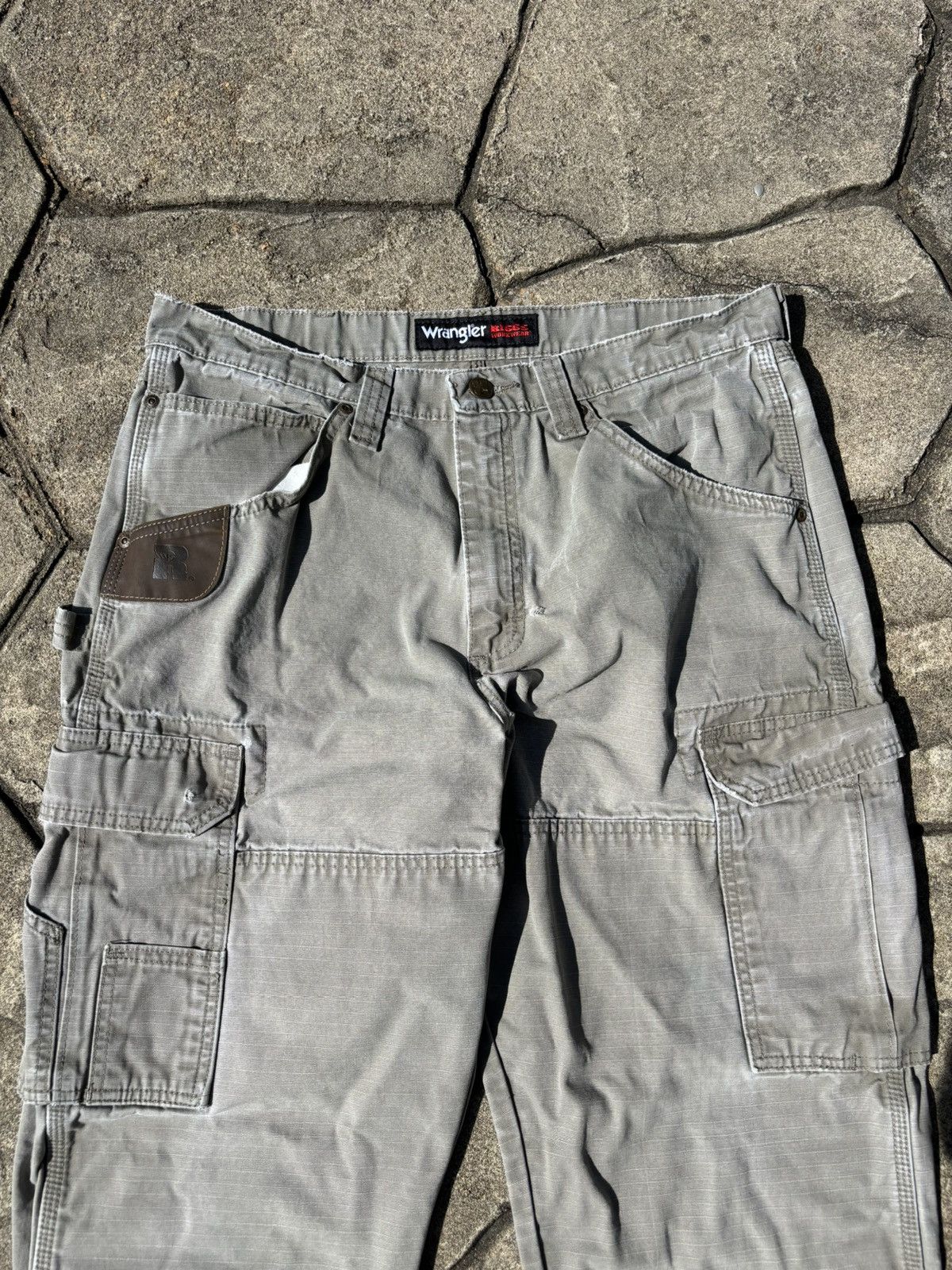 Vintage × Wrangler Y2K Wrangler Riggs Carhartt Style Workwear Pants Size US 34 / EU 50 - 3 Thumbnail