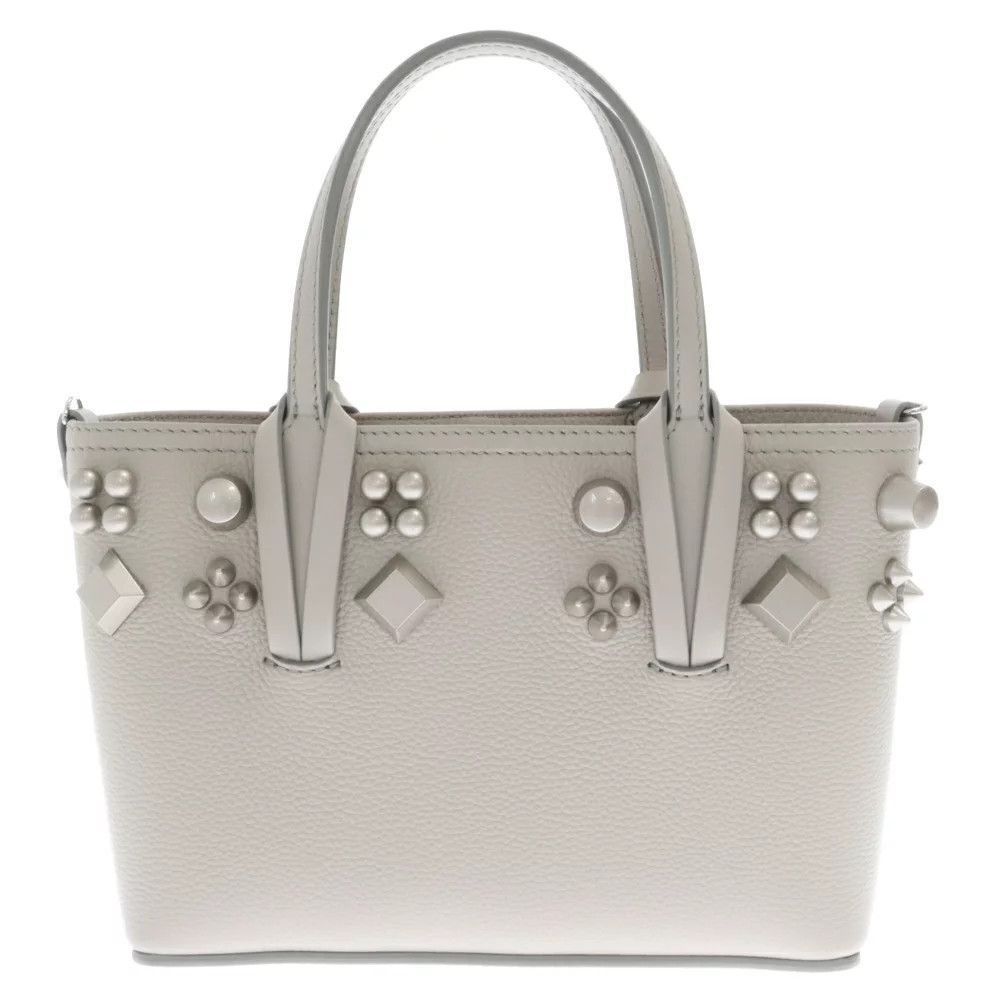image of Christian Louboutin Cabata Small Tote Bag Greige Beige, Women's