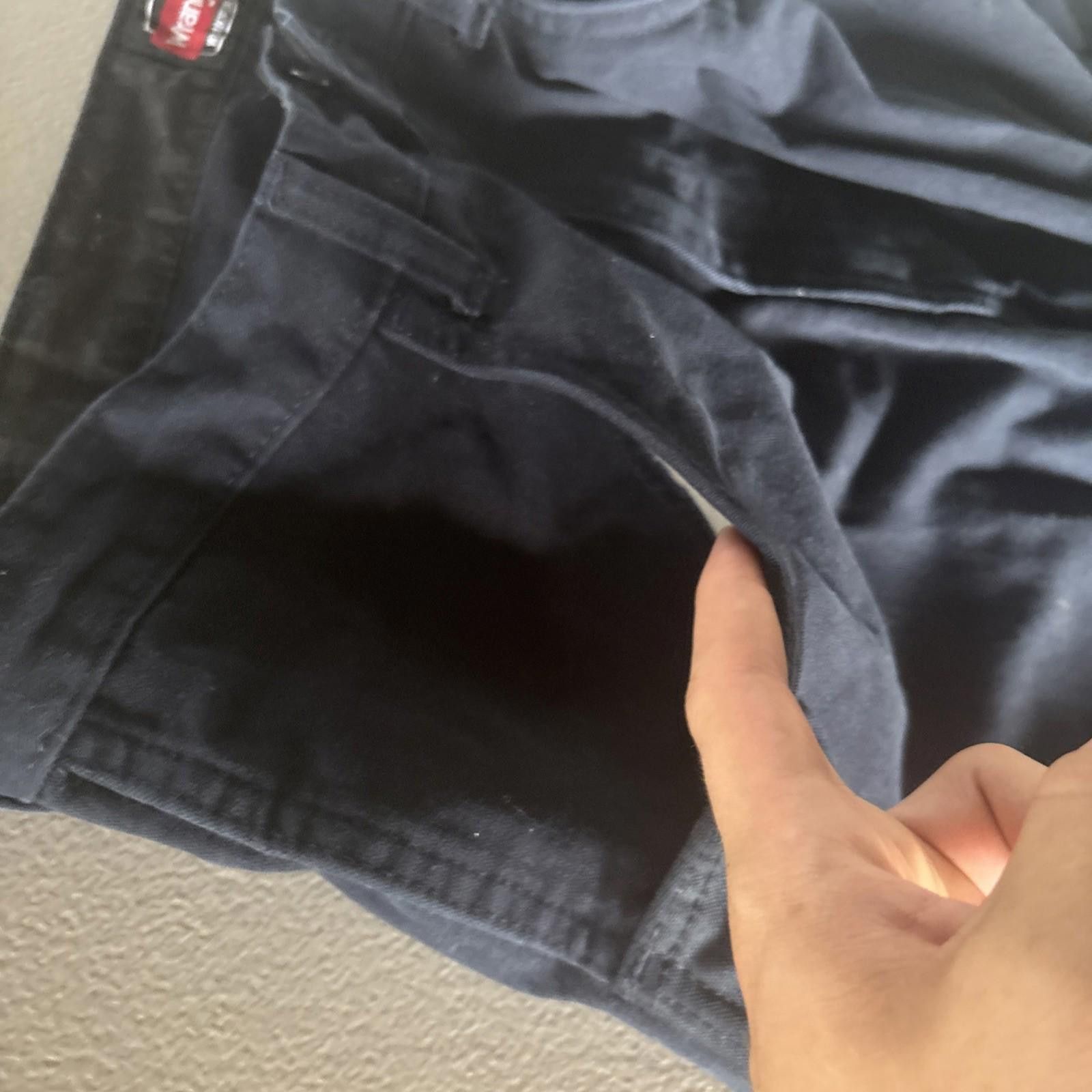 Wrangler Workwear by Wrangler Men's Work Pants Size 34X32 Blue Size US 34 / EU 50 - 5 Thumbnail