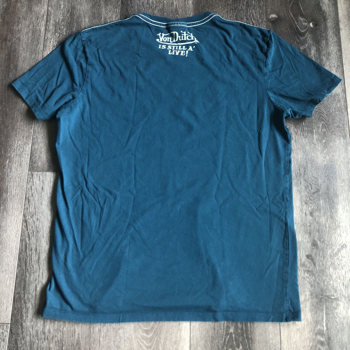 Von Dutch Vintage Y2K Von Dutch Eagle Still Alive Graphic Logo T Shirt Size US S / EU 44-46 / 1 - 2 Thumbnail