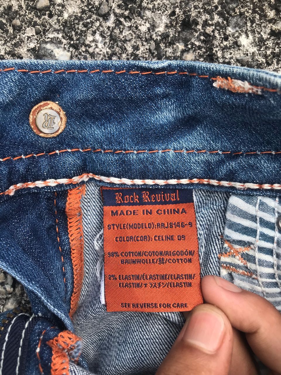 Hysteric Glamour × Le Grande Bleu (L.G.B.) × Rock Revival Y2k Rock Revival distressed flared jeans Size US 28 / EU 44 - 5 Thumbnail