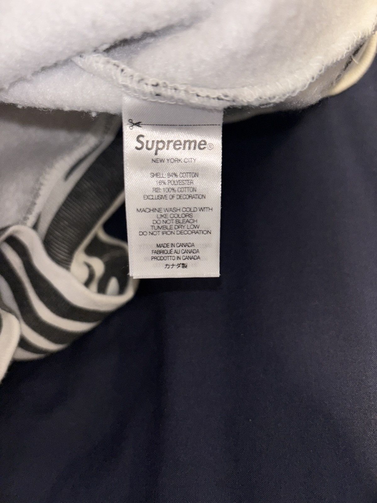 Supreme Supreme Box Logo Crewneck (Zebra Colorway) Size US L / EU 52-54 / 3 - 5 Thumbnail