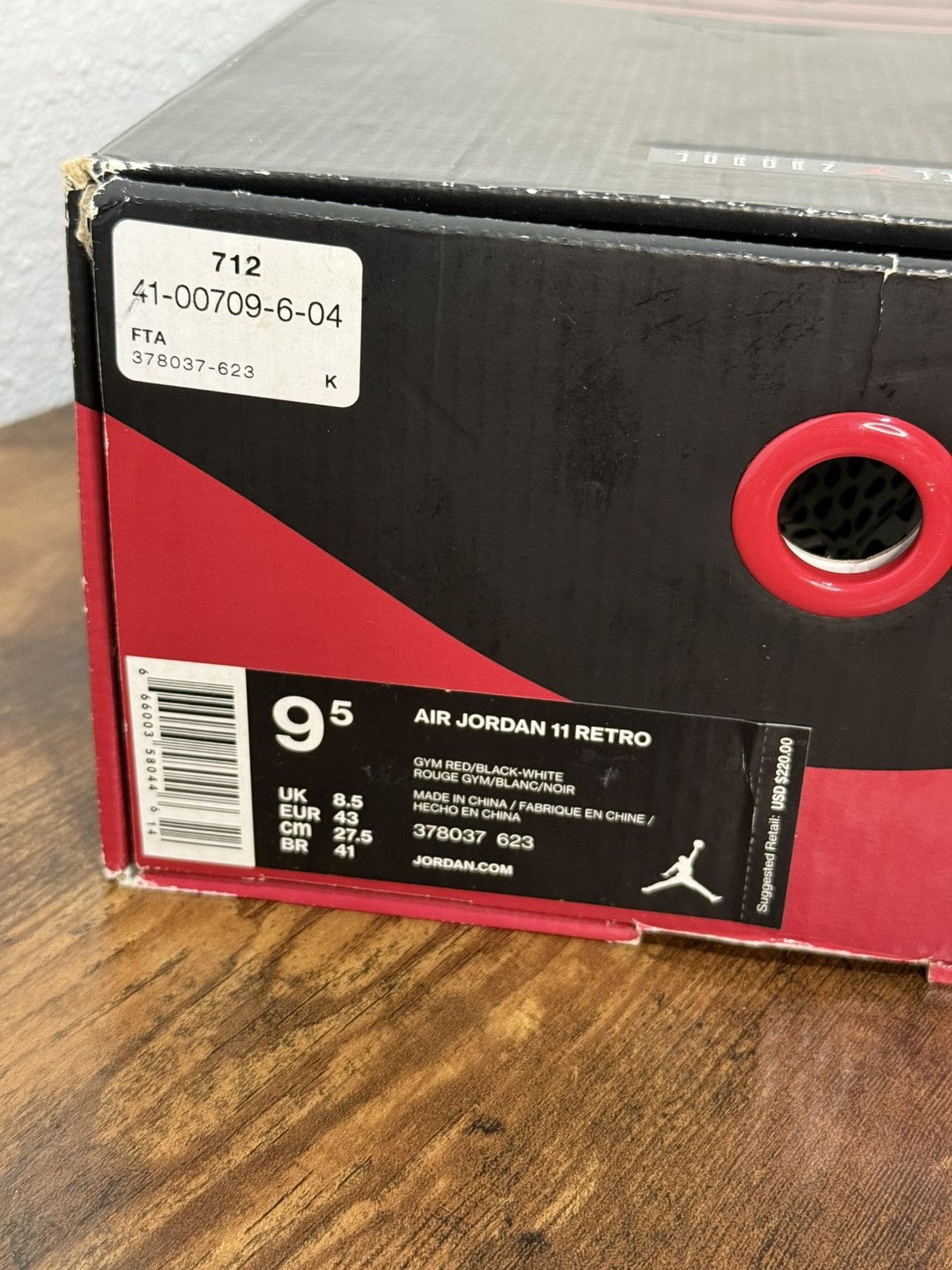 Jordan Brand × Nike Nike Air Jordan 11 Retro Win Like 96 size 9.5 Size US 9.5 / EU 42-43 - 9 Thumbnail