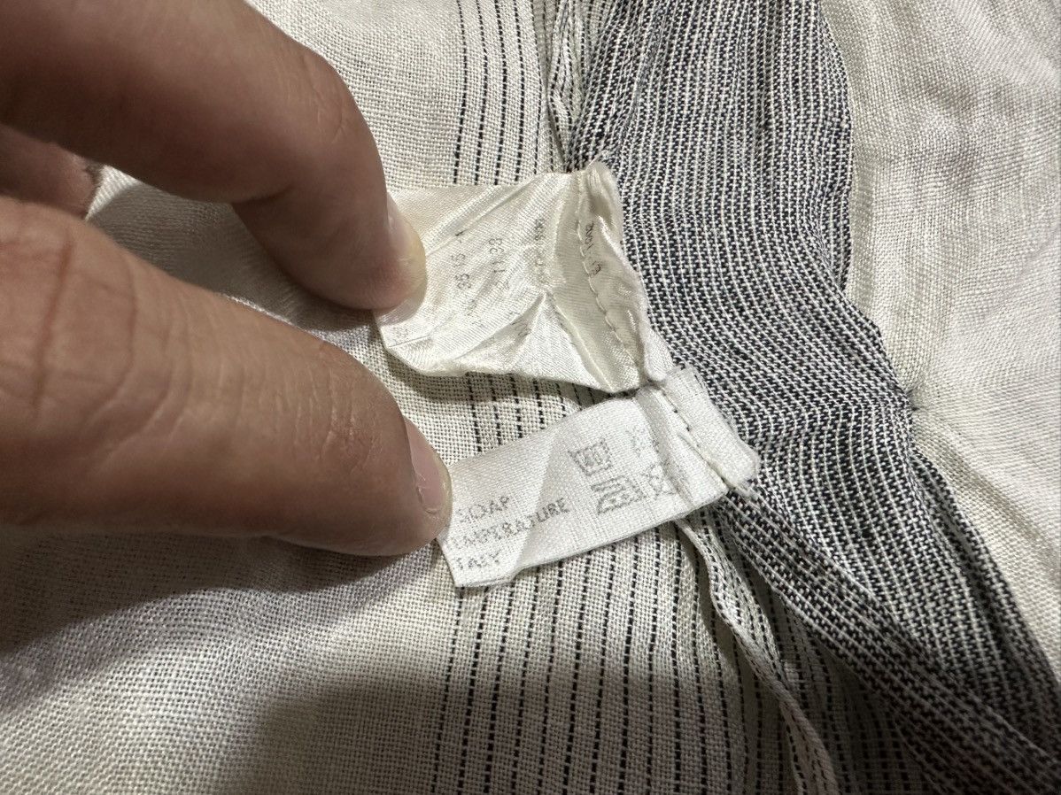JUN MEN × Japanese Brand × Yohji Yamamoto 🔥Rare Vintage Jun Men Import Linen Shirt Made In Italy Size US M / EU 48-50 / 2 - 10 Thumbnail